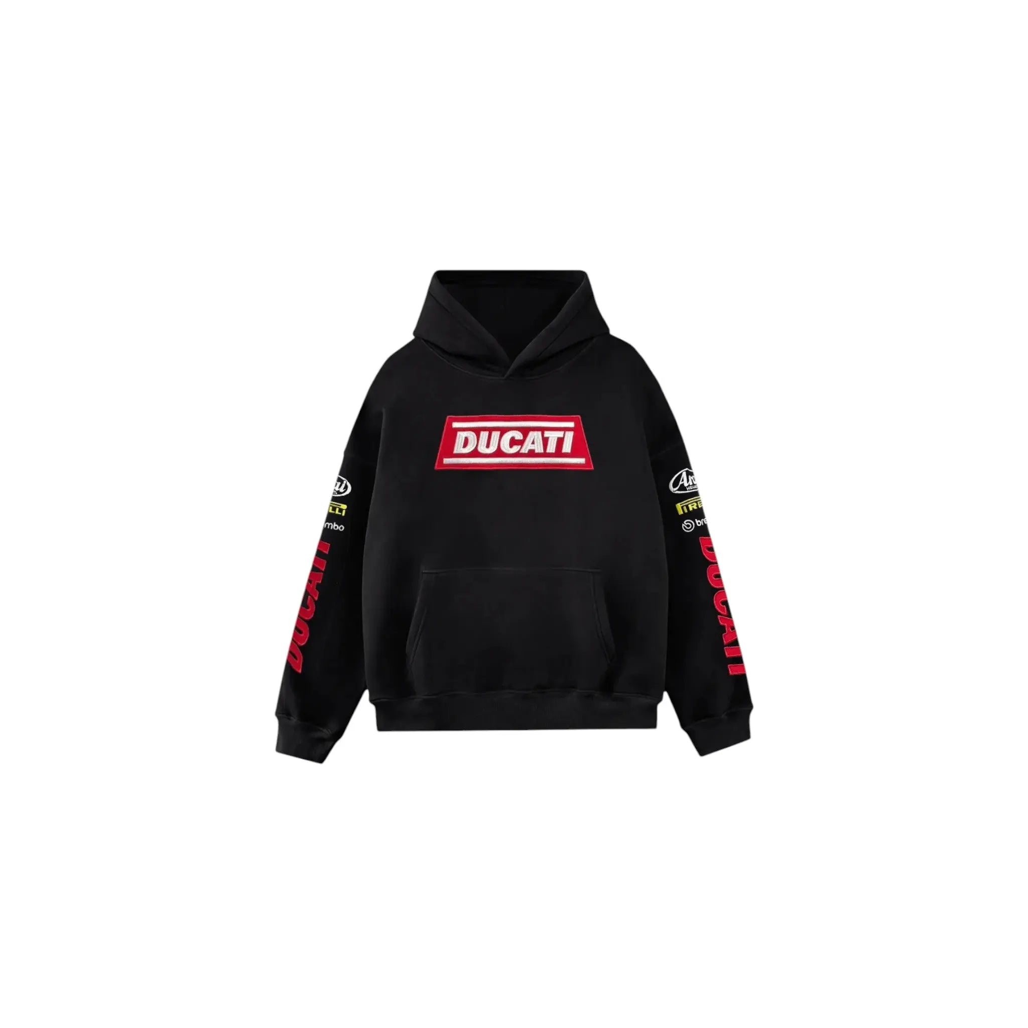 Ducati Racing Heritage Oversized Hoodie – Vintage Black Edition image 1