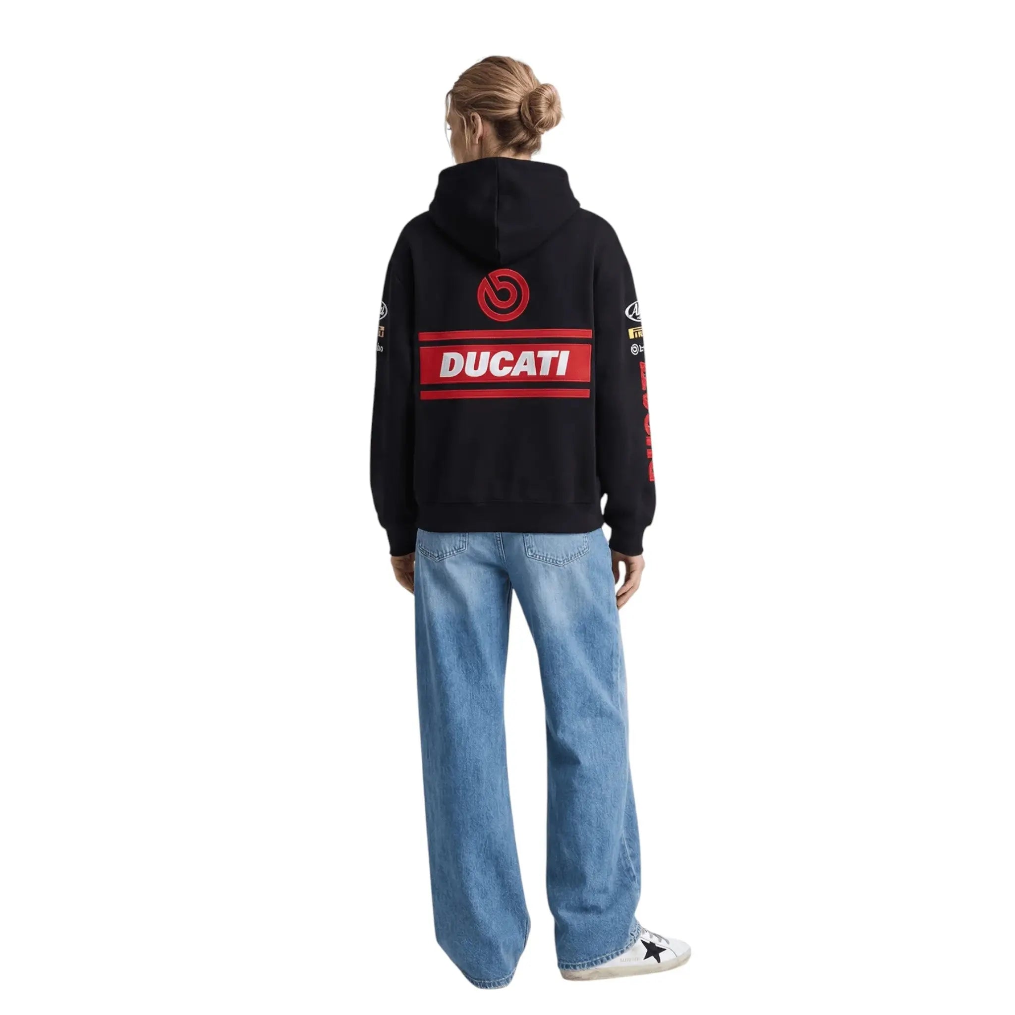 Ducati Racing Heritage Oversized Hoodie – Vintage Black Edition image 4