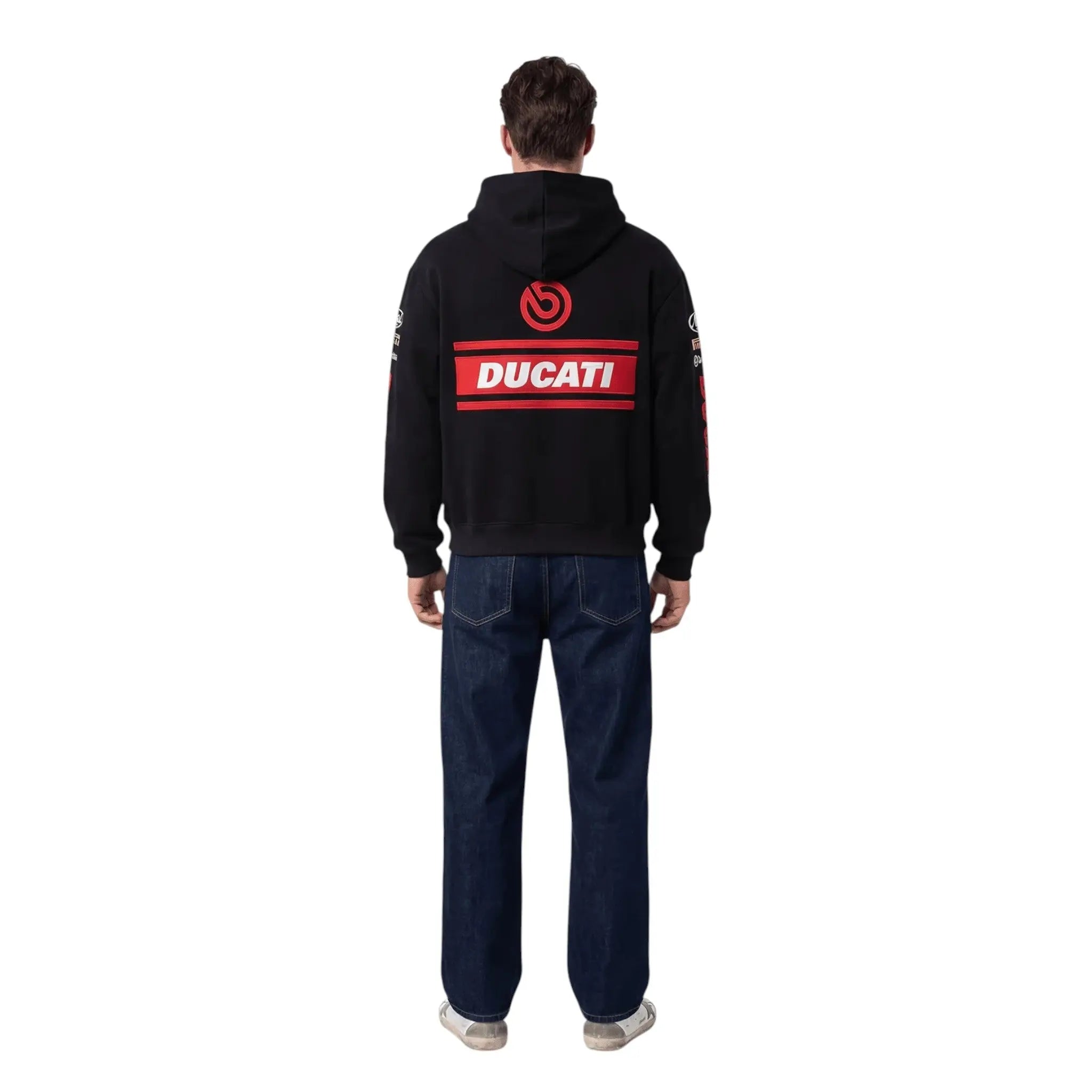 Ducati Racing Heritage Oversized Hoodie – Vintage Black Edition image 6
