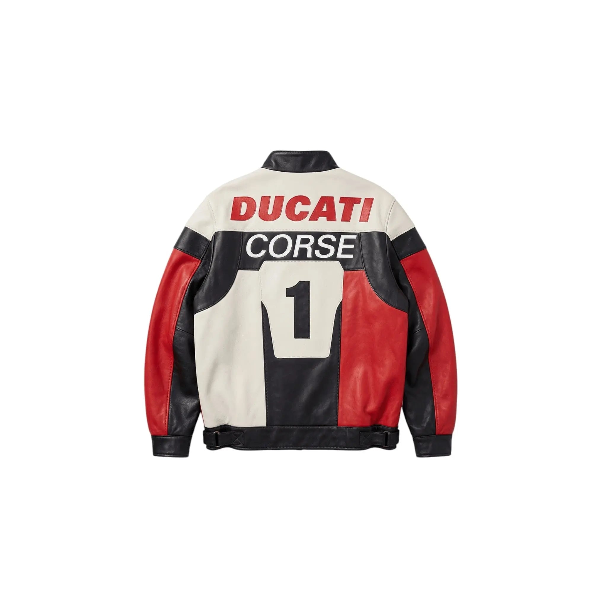Ducati Vintage Leather Bomber Jacket image 2