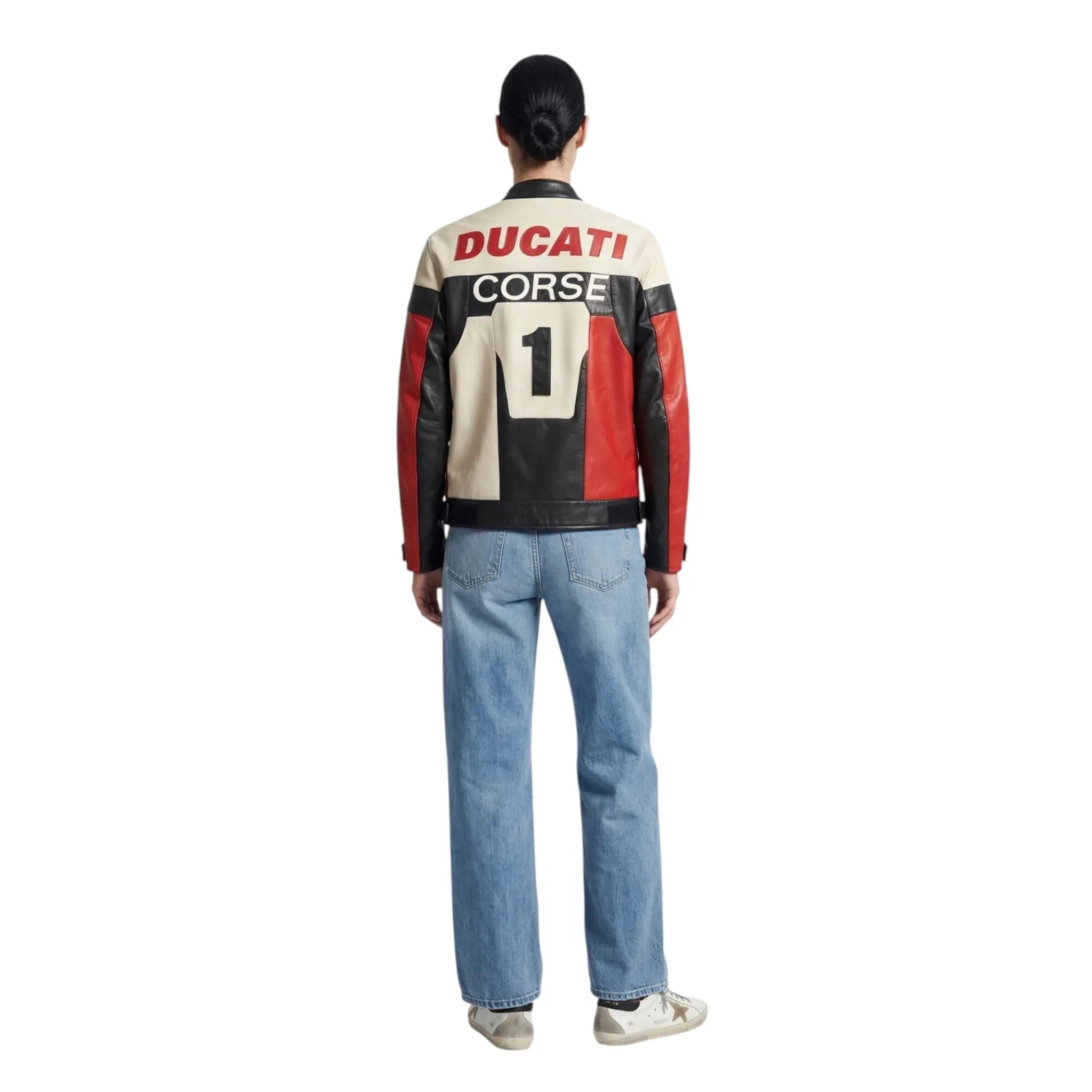 Ducati Vintage Leather Bomber Jacket image 6