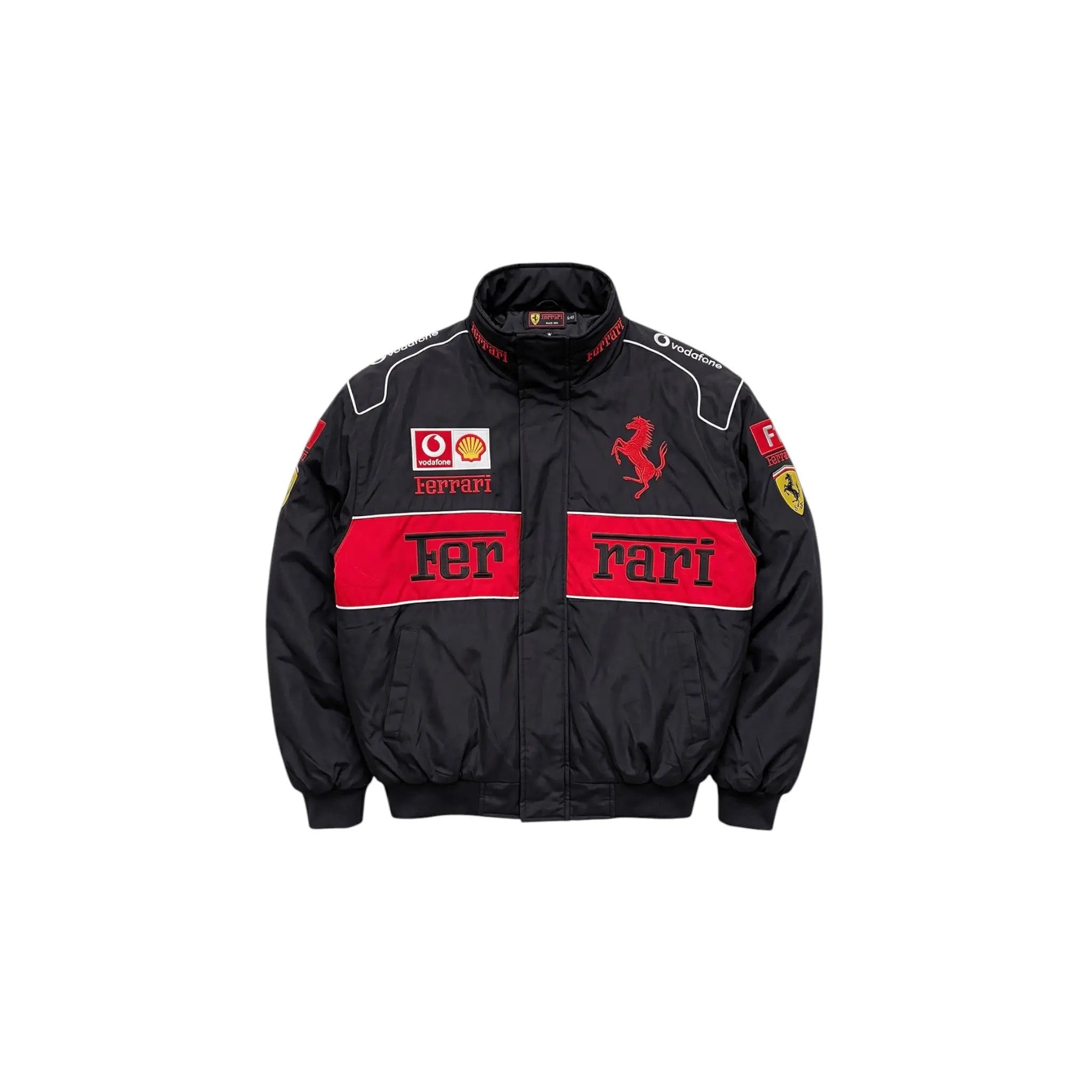 Ferrari F1 Vintage Racing Jacket – Black ZipCover Edition image 1