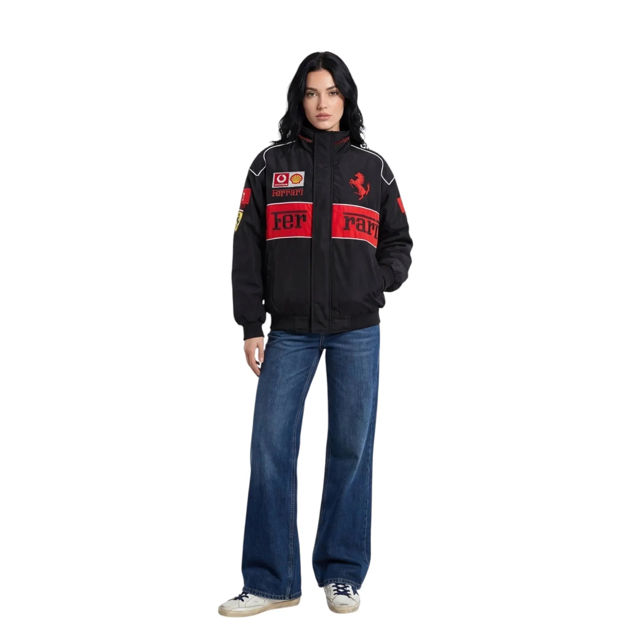 Ferrari F1 Vintage Racing Jacket – Black ZipCover Edition image 3