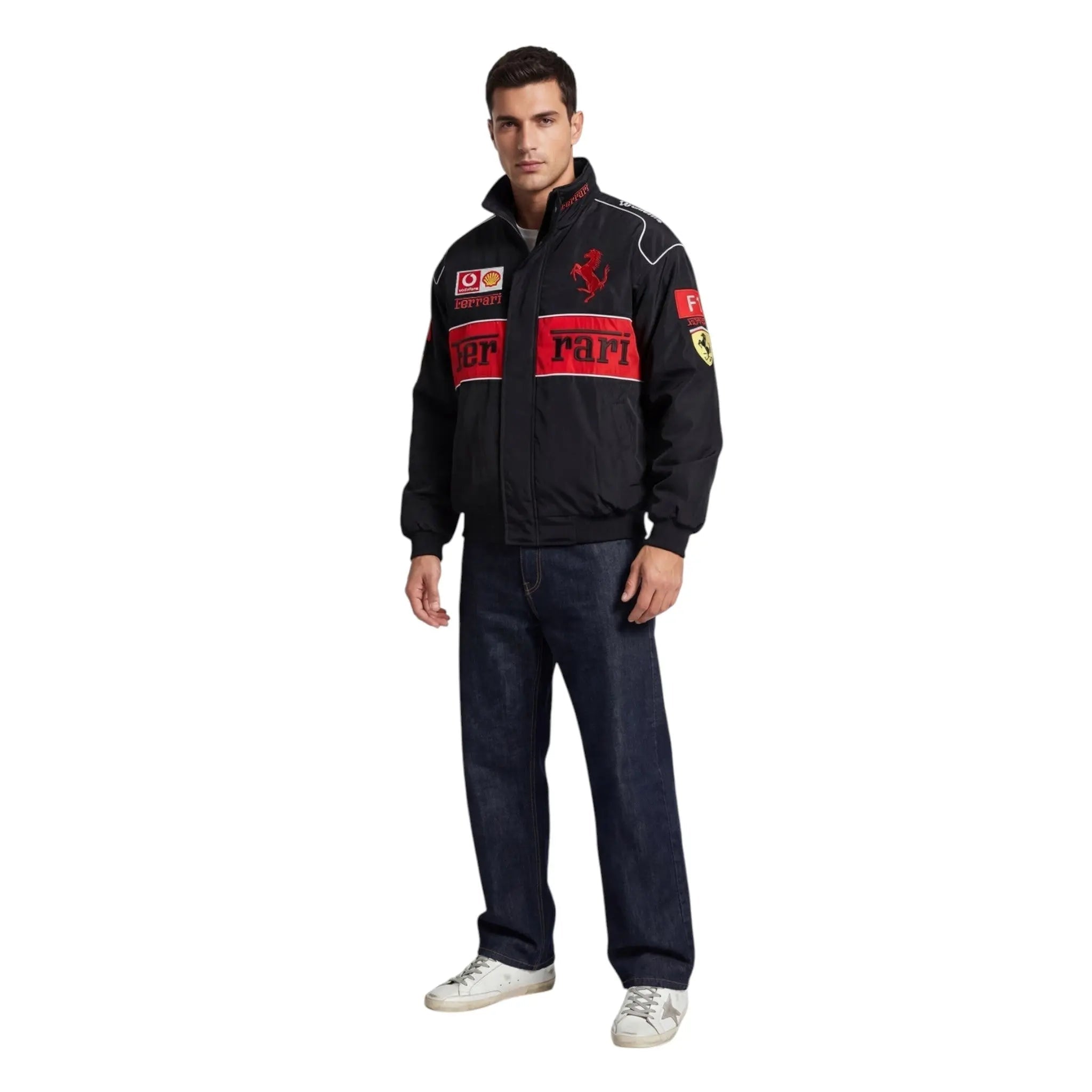 Ferrari F1 Vintage Racing Jacket – Black ZipCover Edition image 5