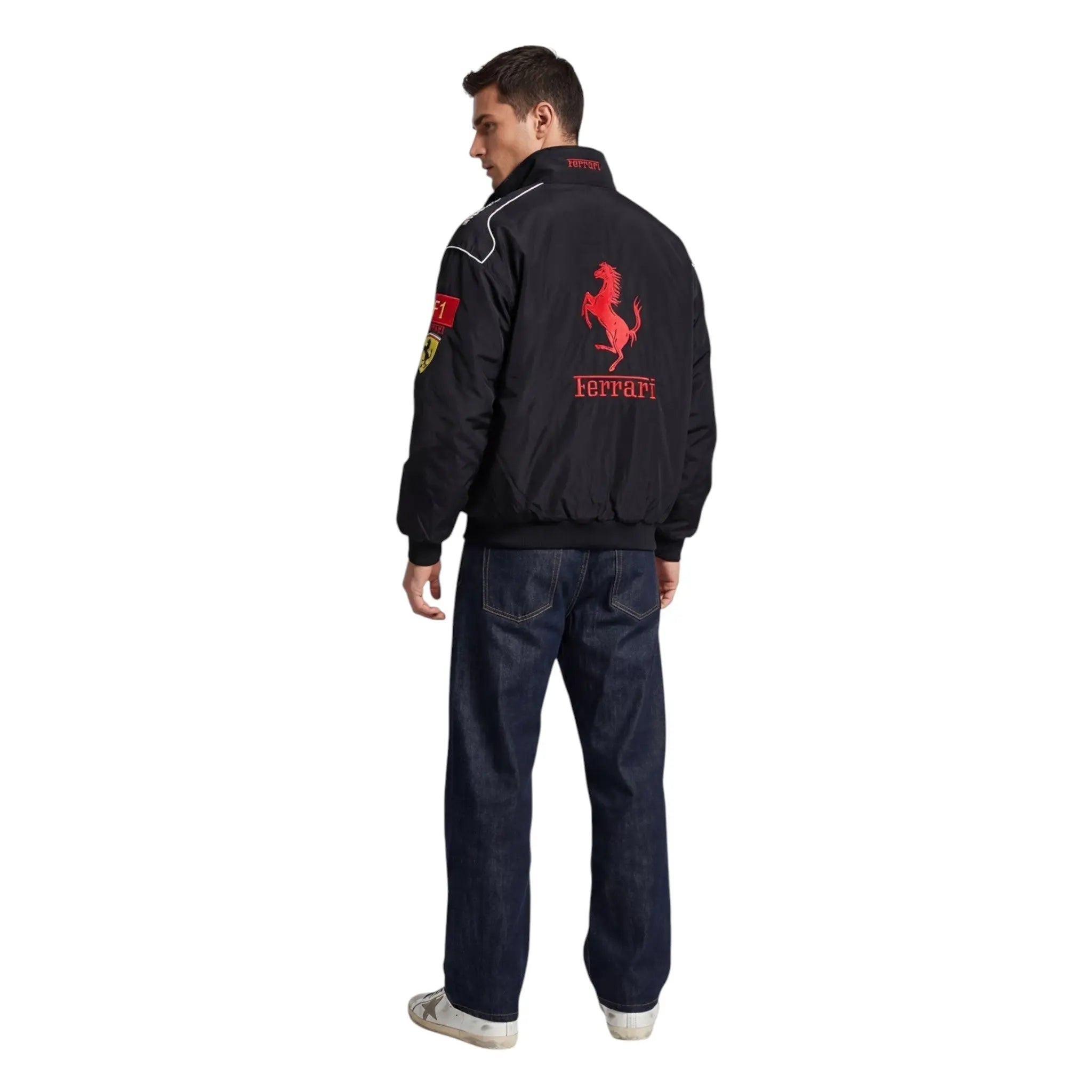 Ferrari F1 Vintage Racing Jacket – Black ZipCover Edition image 6