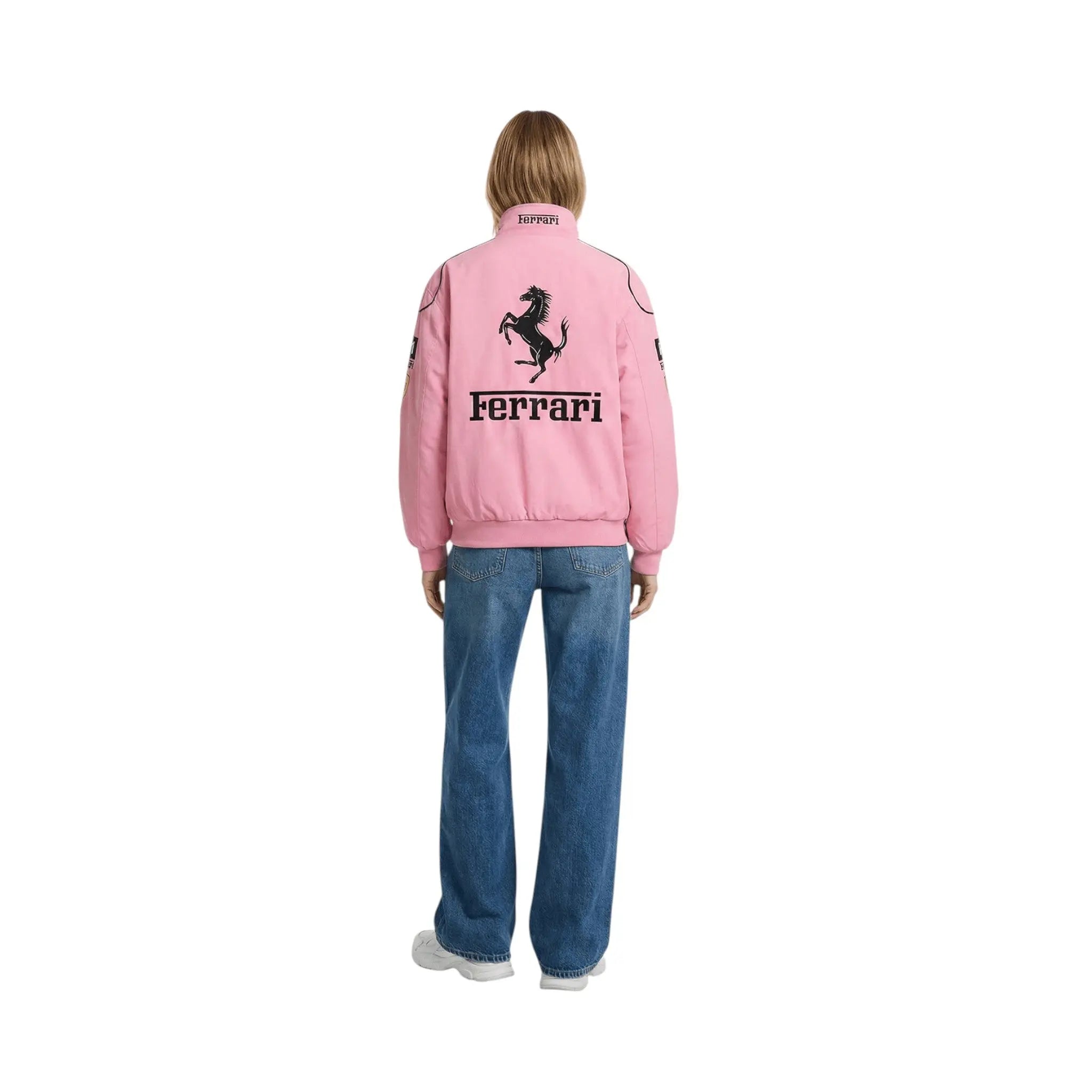 Ferrari F1 Vintage Racing Jacket - Pink Cotton Edition image 4