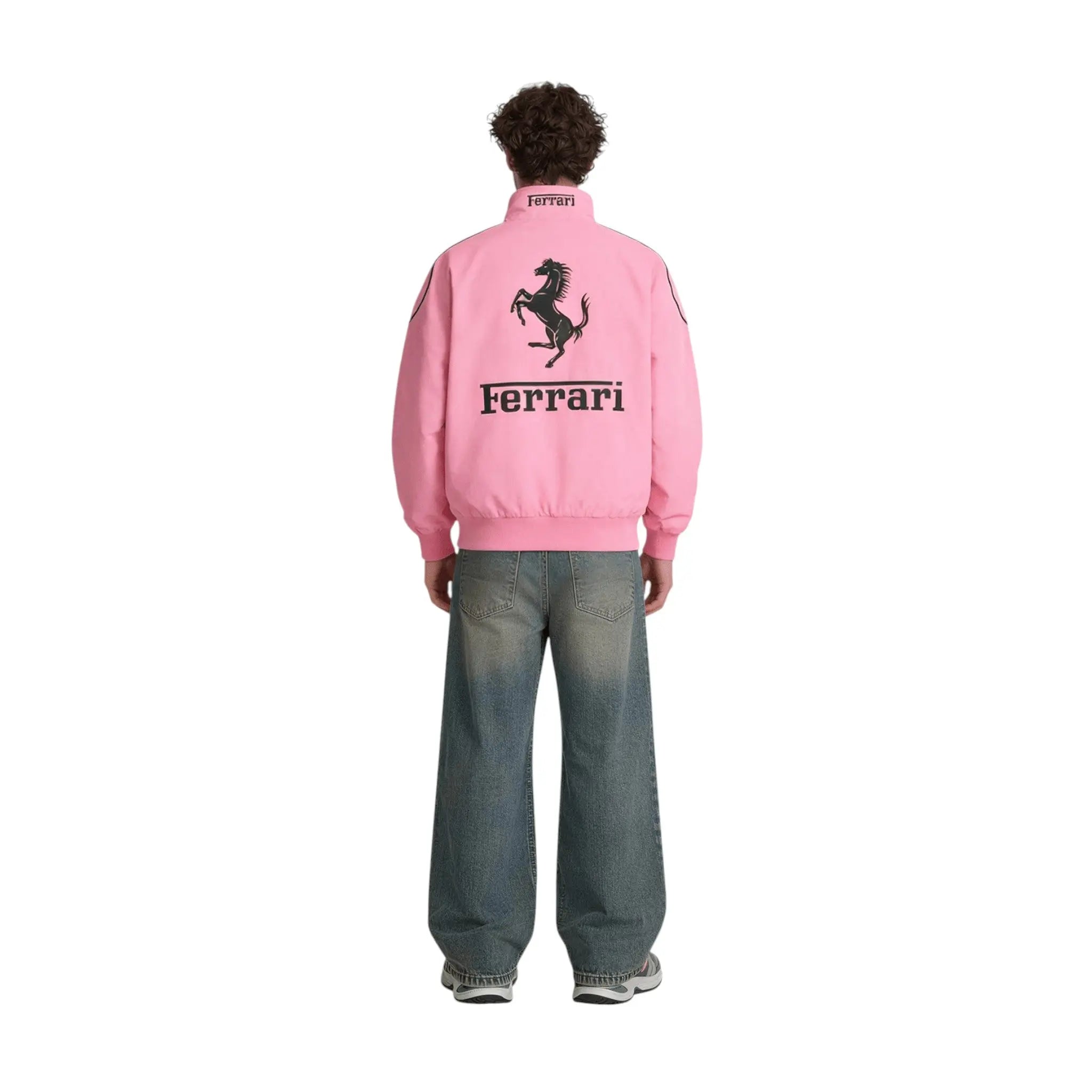 Ferrari F1 Vintage Racing Jacket - Pink Cotton Edition image 6