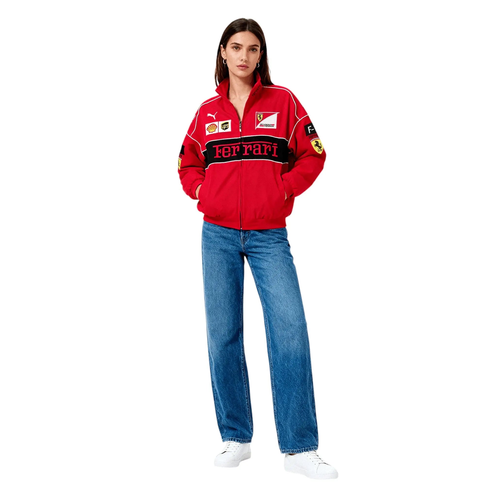 Ferrari F1 Vintage Racing Jacket - Red Edition image 3