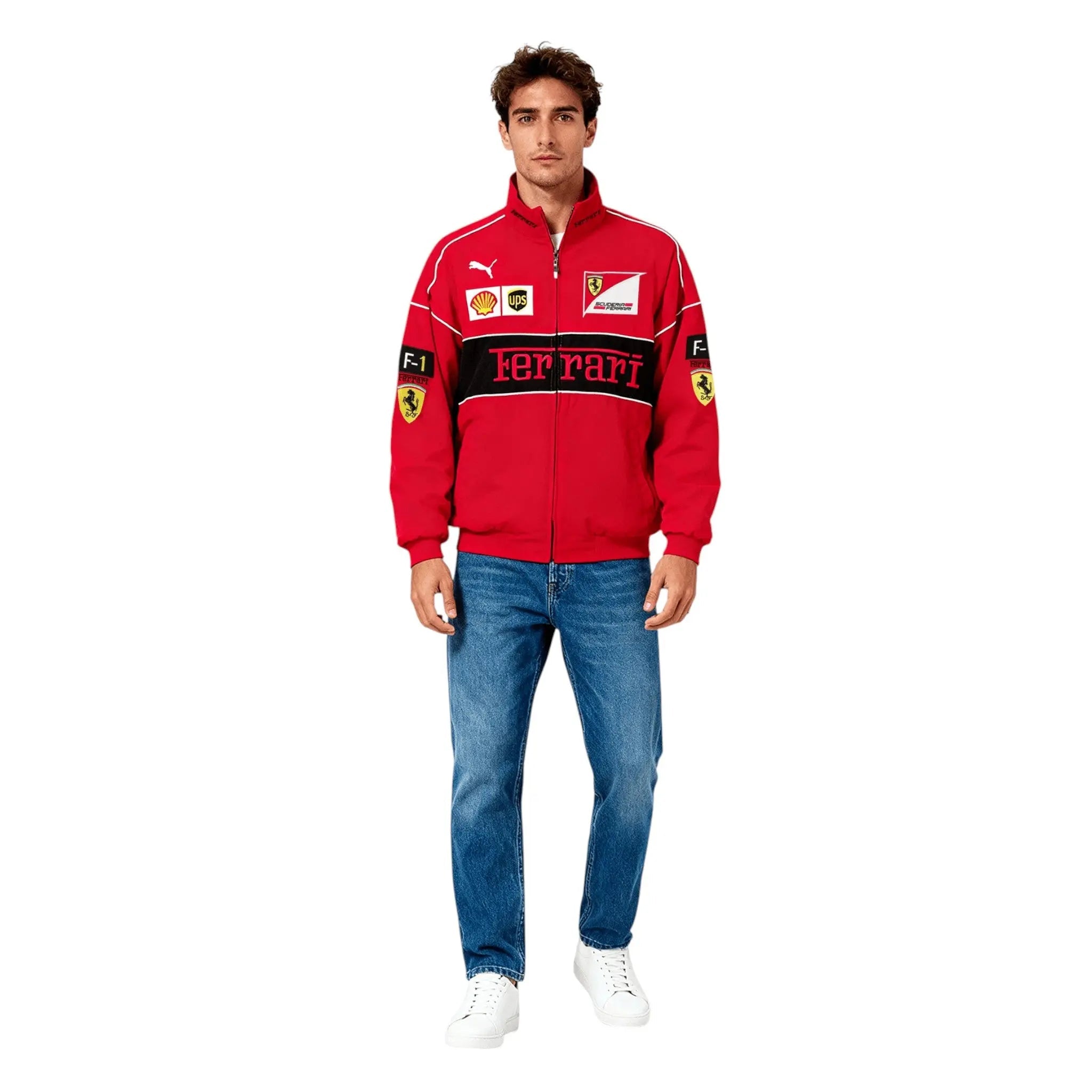 Ferrari F1 Vintage Racing Jacket - Red Edition image 5