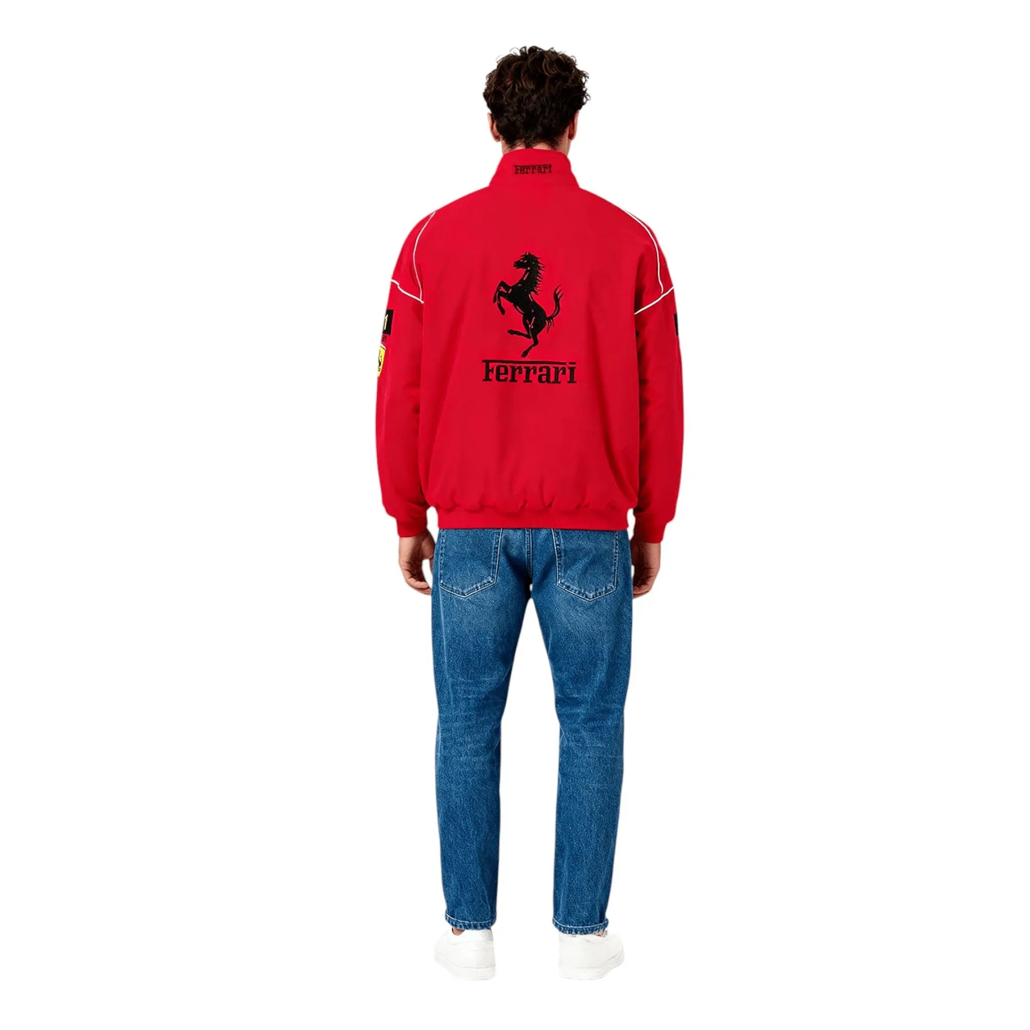 Ferrari F1 Vintage Racing Jacket - Red Edition image 6