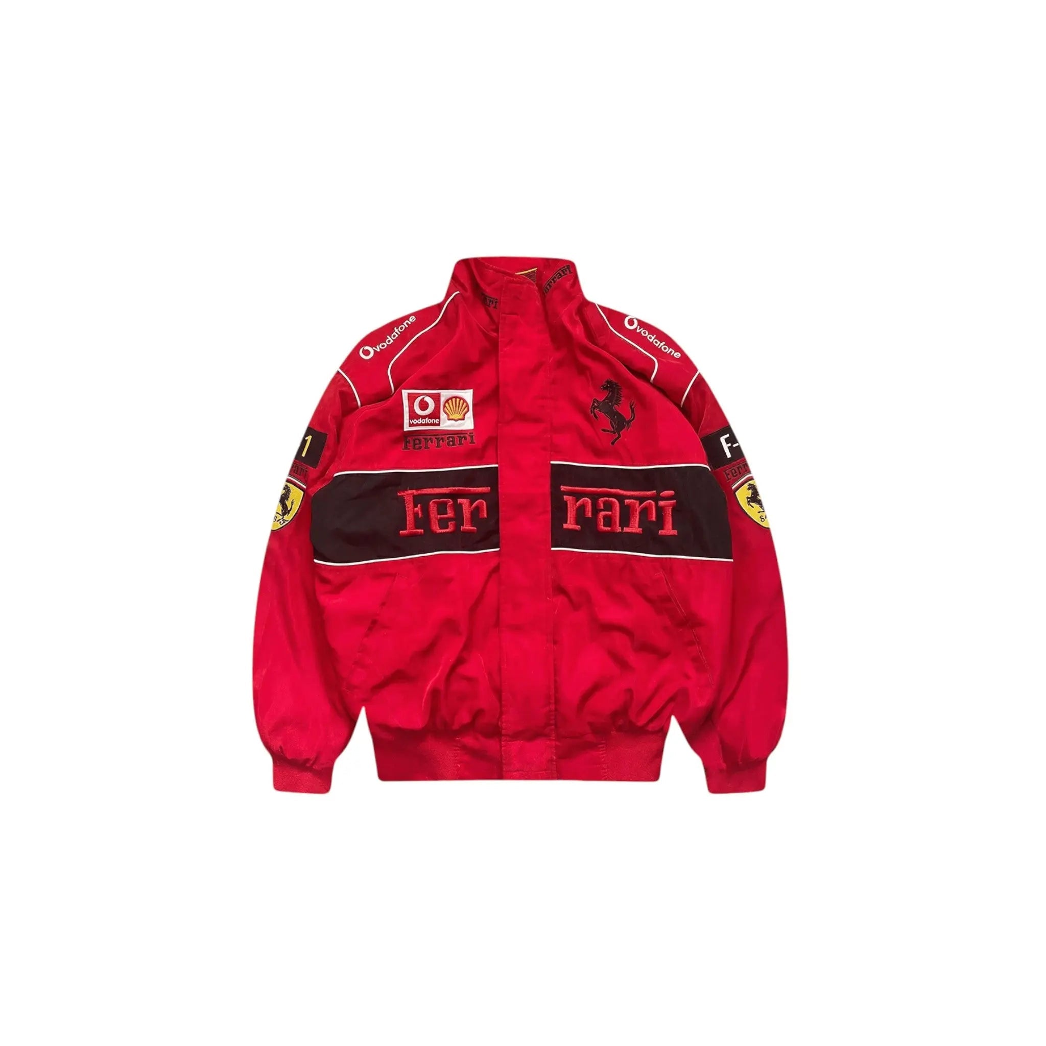 Ferrari F1 Vintage Racing Jacket - Red ZipCover Edition image 1