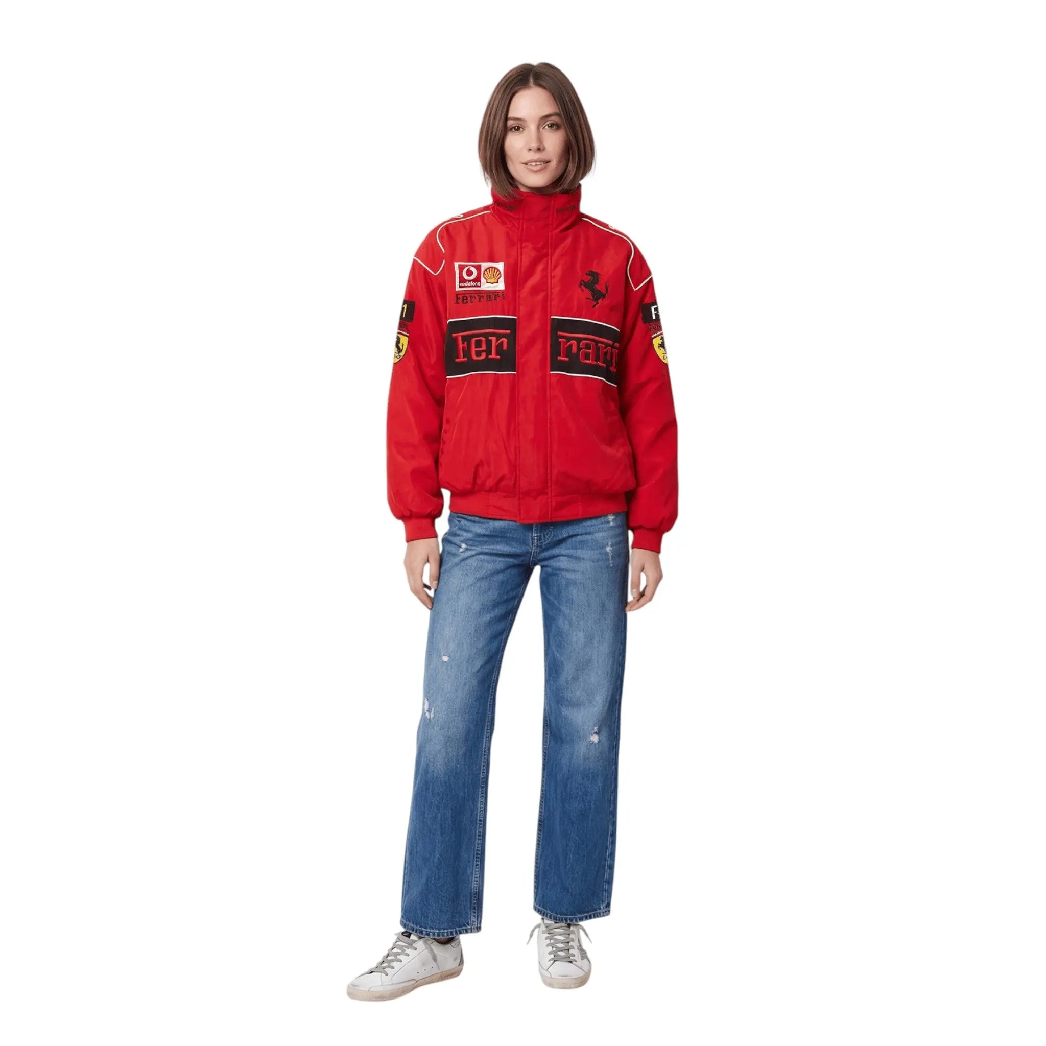 Ferrari F1 Vintage Racing Jacket - Red ZipCover Edition image 3