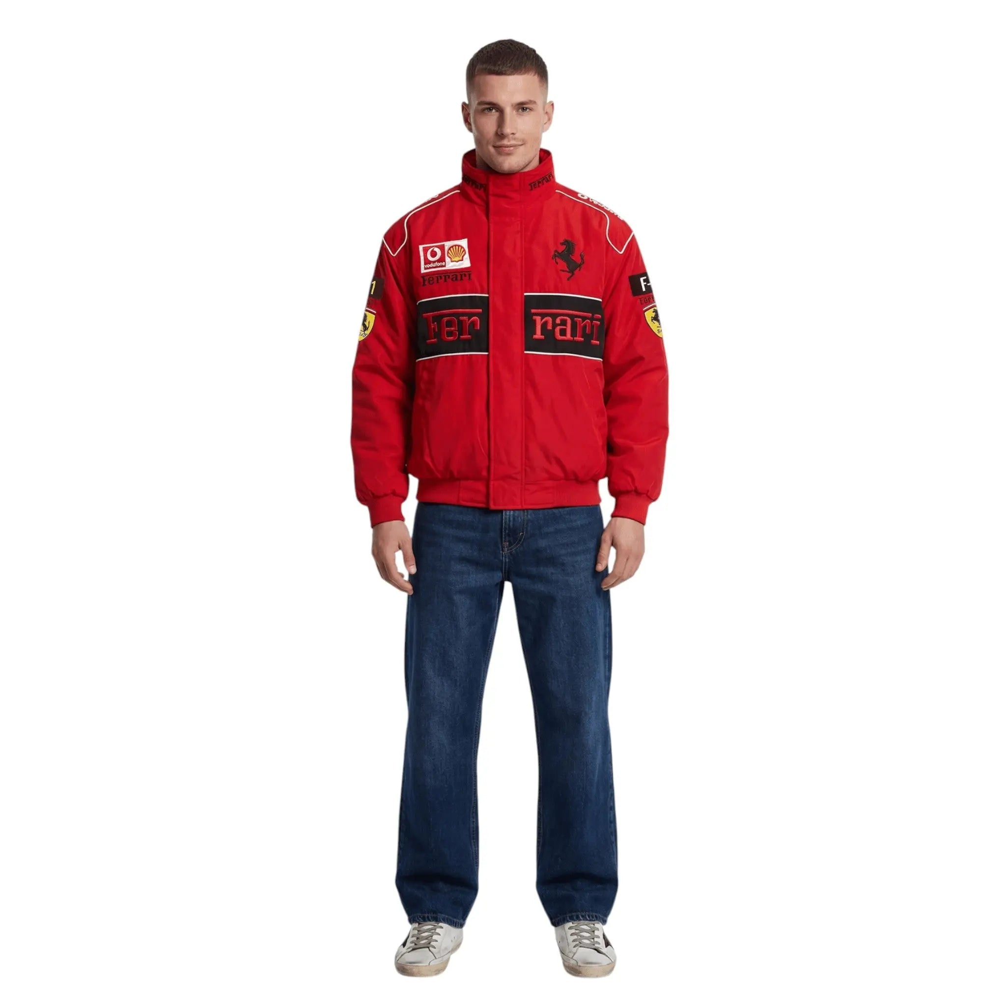 Ferrari F1 Vintage Racing Jacket - Red ZipCover Edition image 5