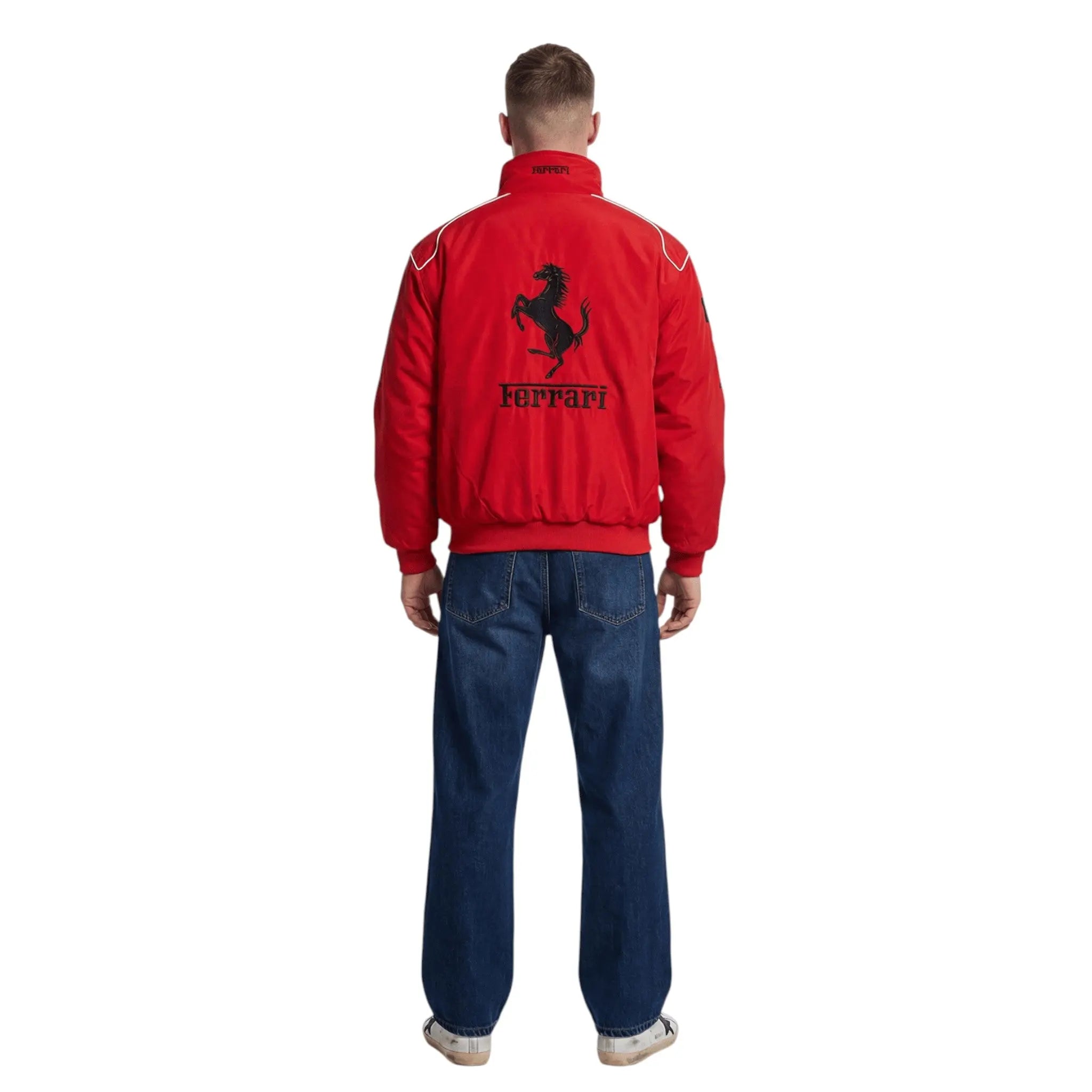 Ferrari F1 Vintage Racing Jacket - Red ZipCover Edition image 6