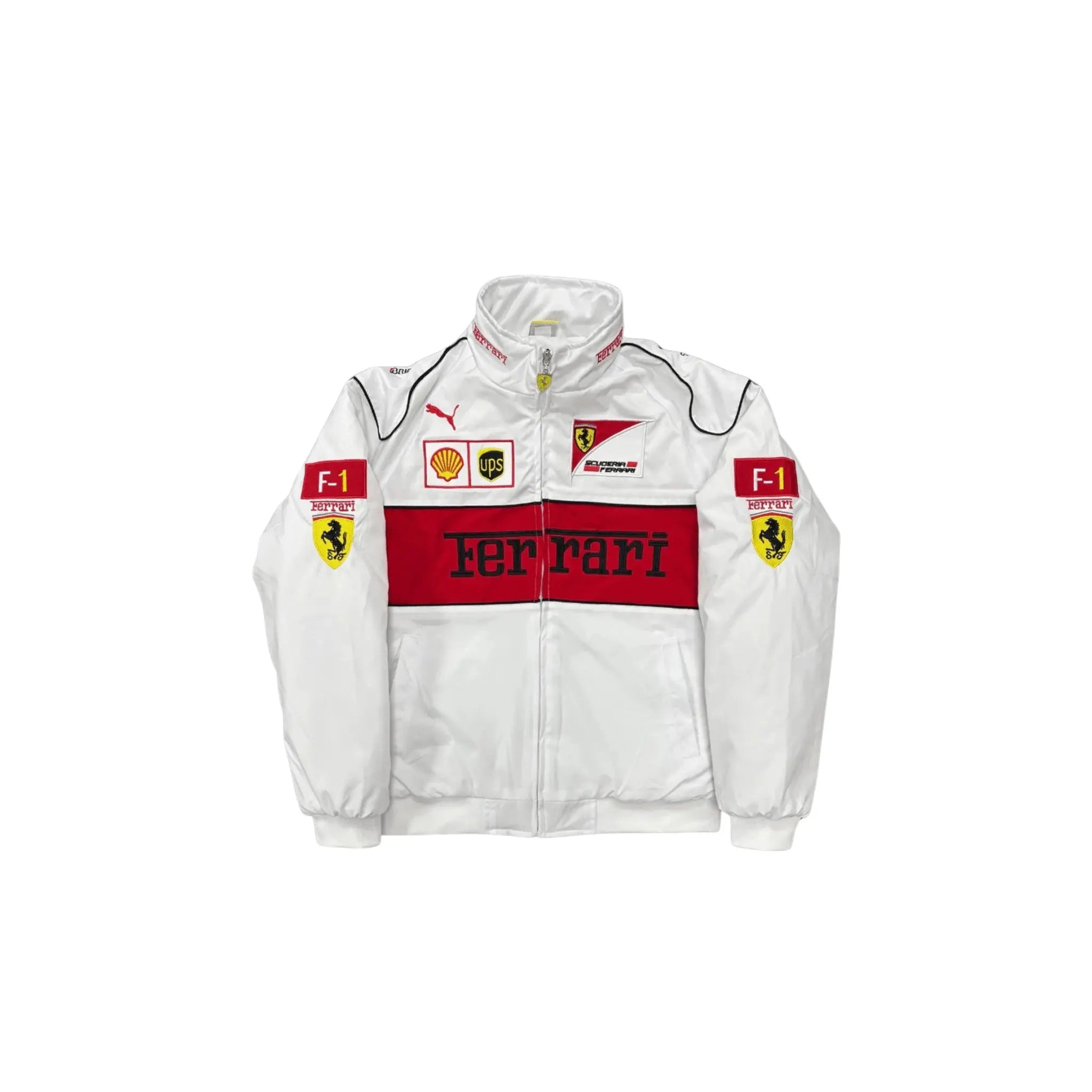 Ferrari F1 Vintage Racing Jacket - White Edition image 1