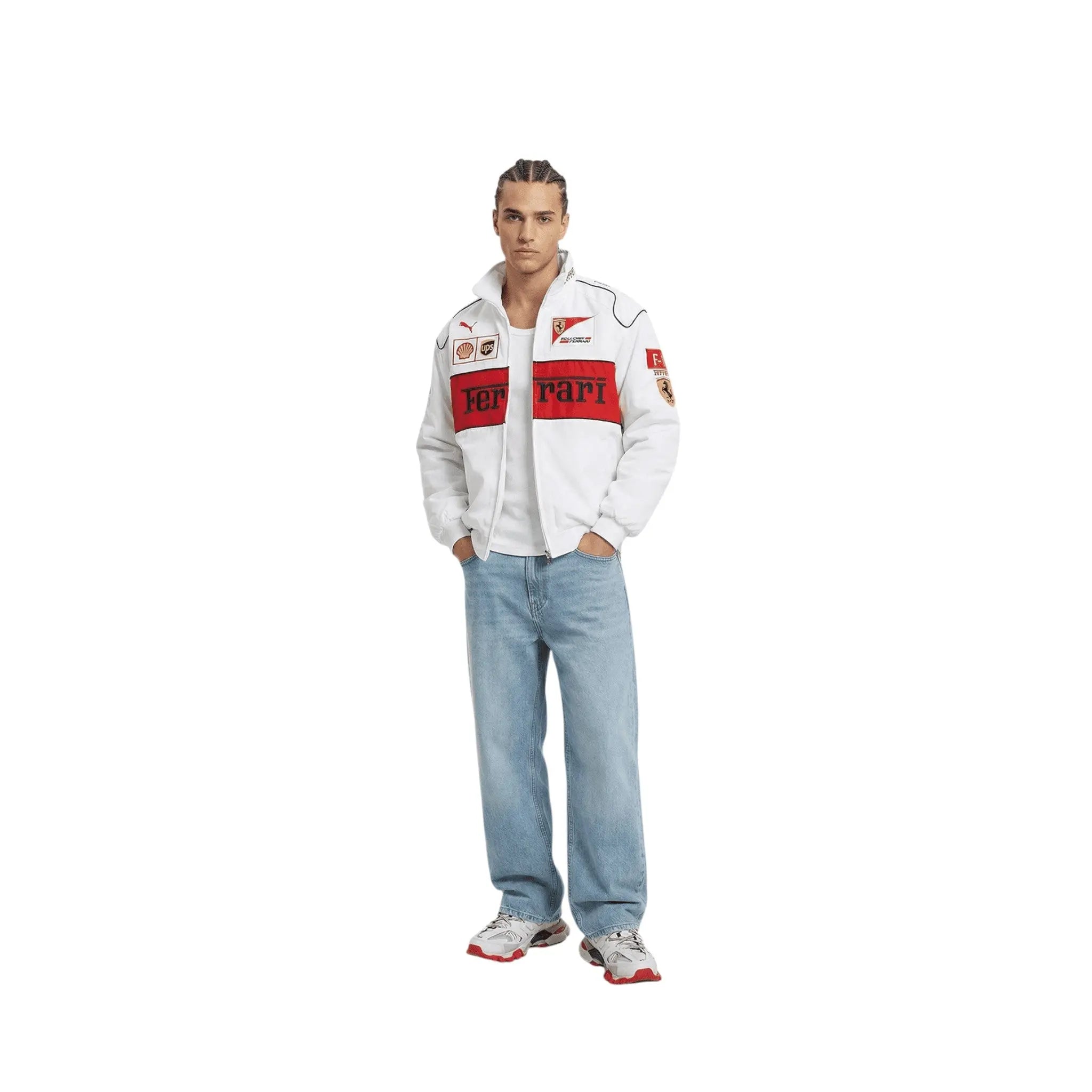 Ferrari F1 Vintage Racing Jacket - White Edition image 5