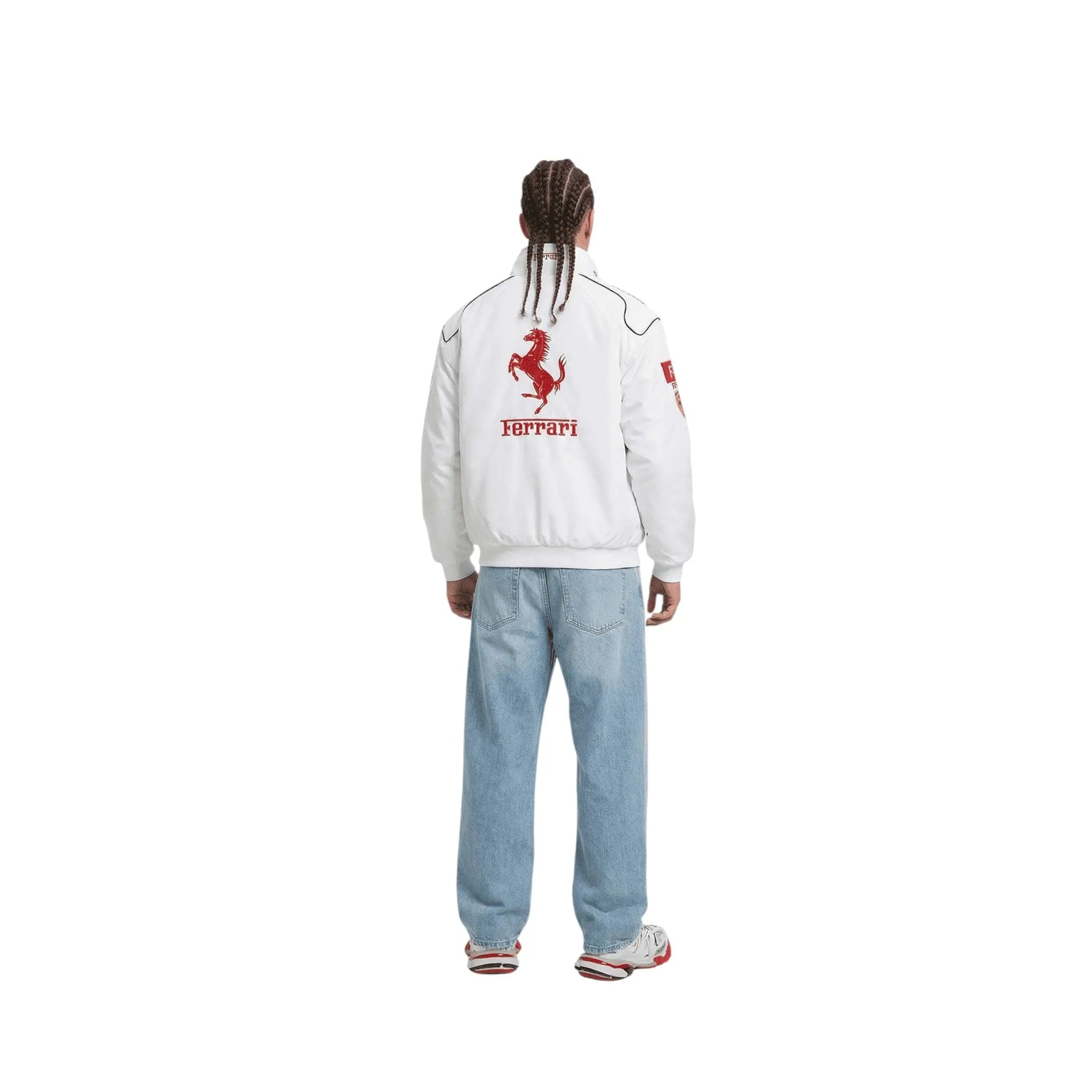 Ferrari F1 Vintage Racing Jacket - White Edition image 6