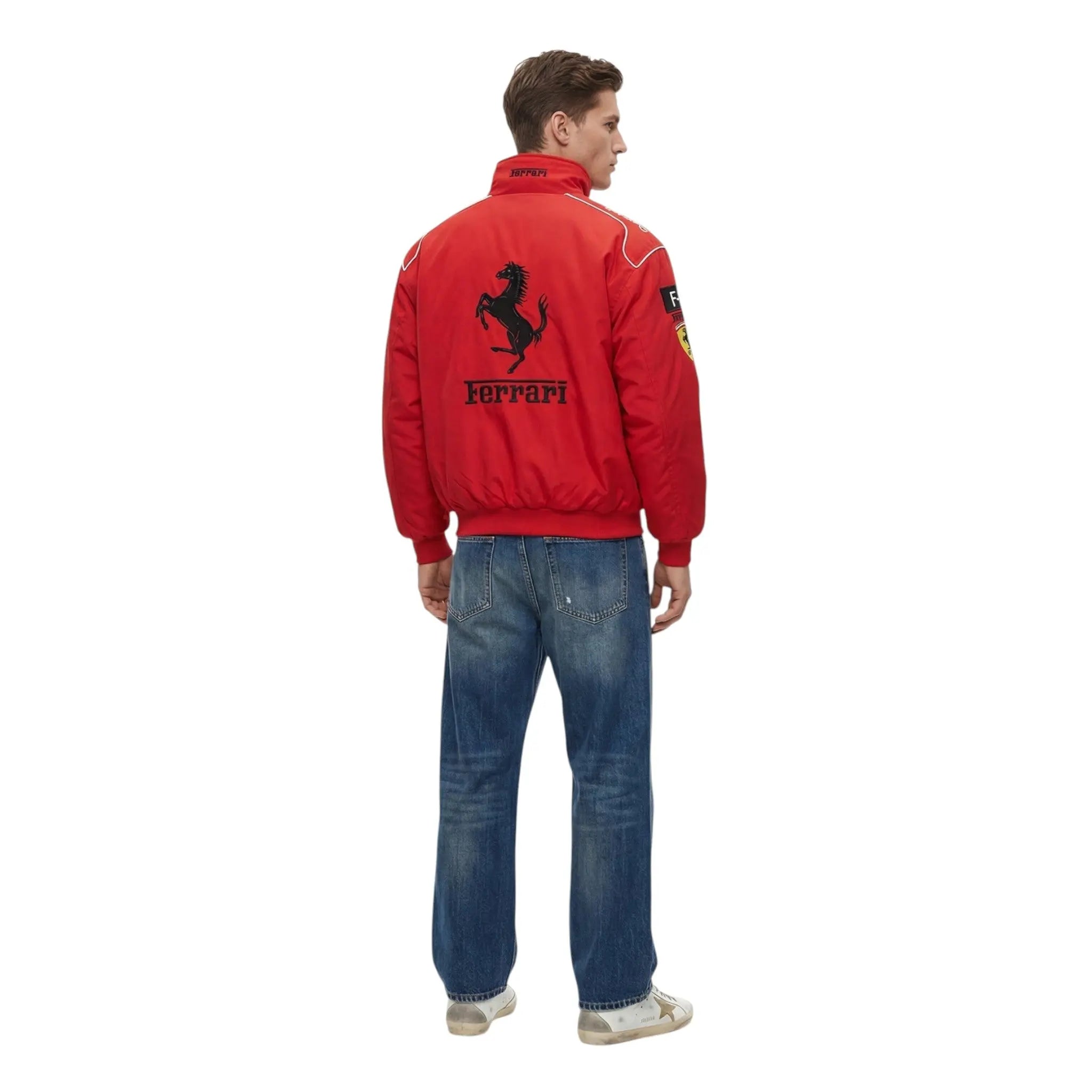 Ferrari F1 Vintage Racing Jacket – White ZipCover Edition image 6