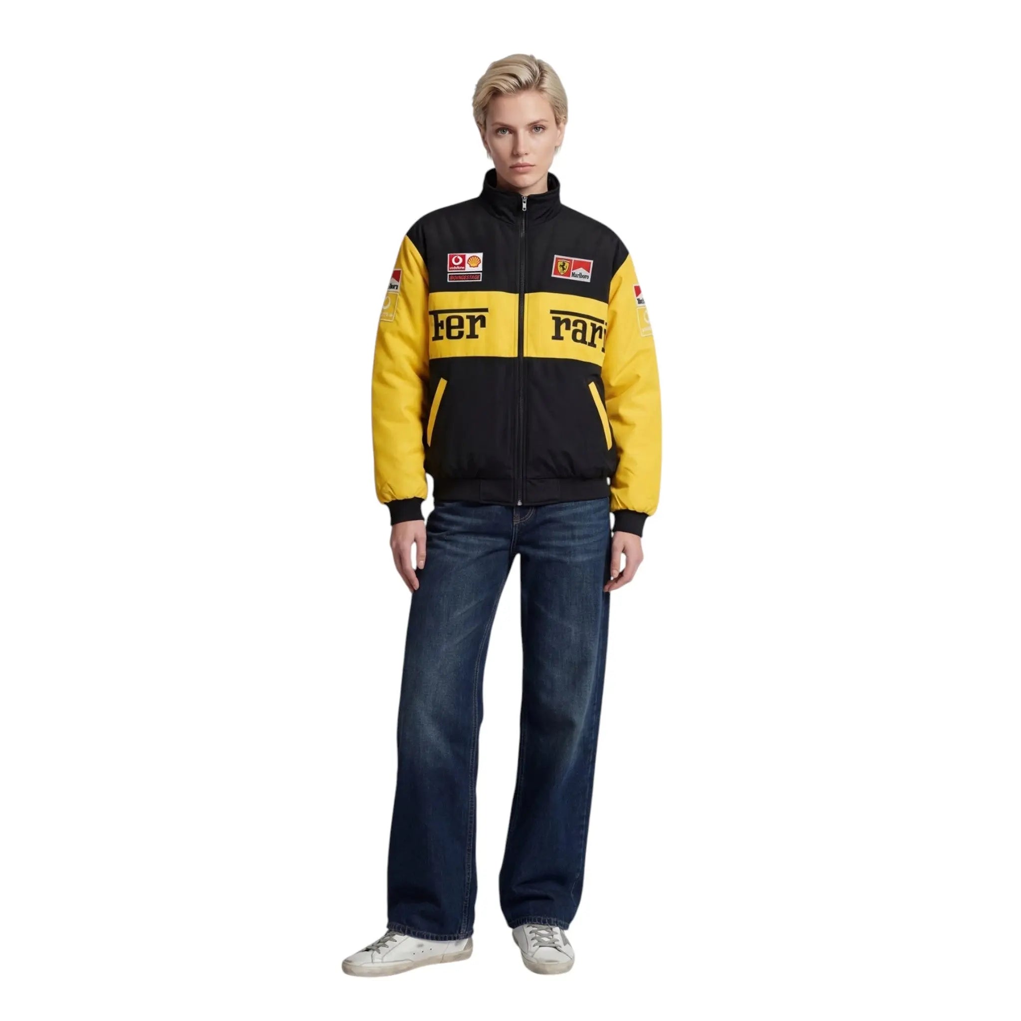 Ferrari F1 Vintage Racing Jacket - Yellow Edition image 3