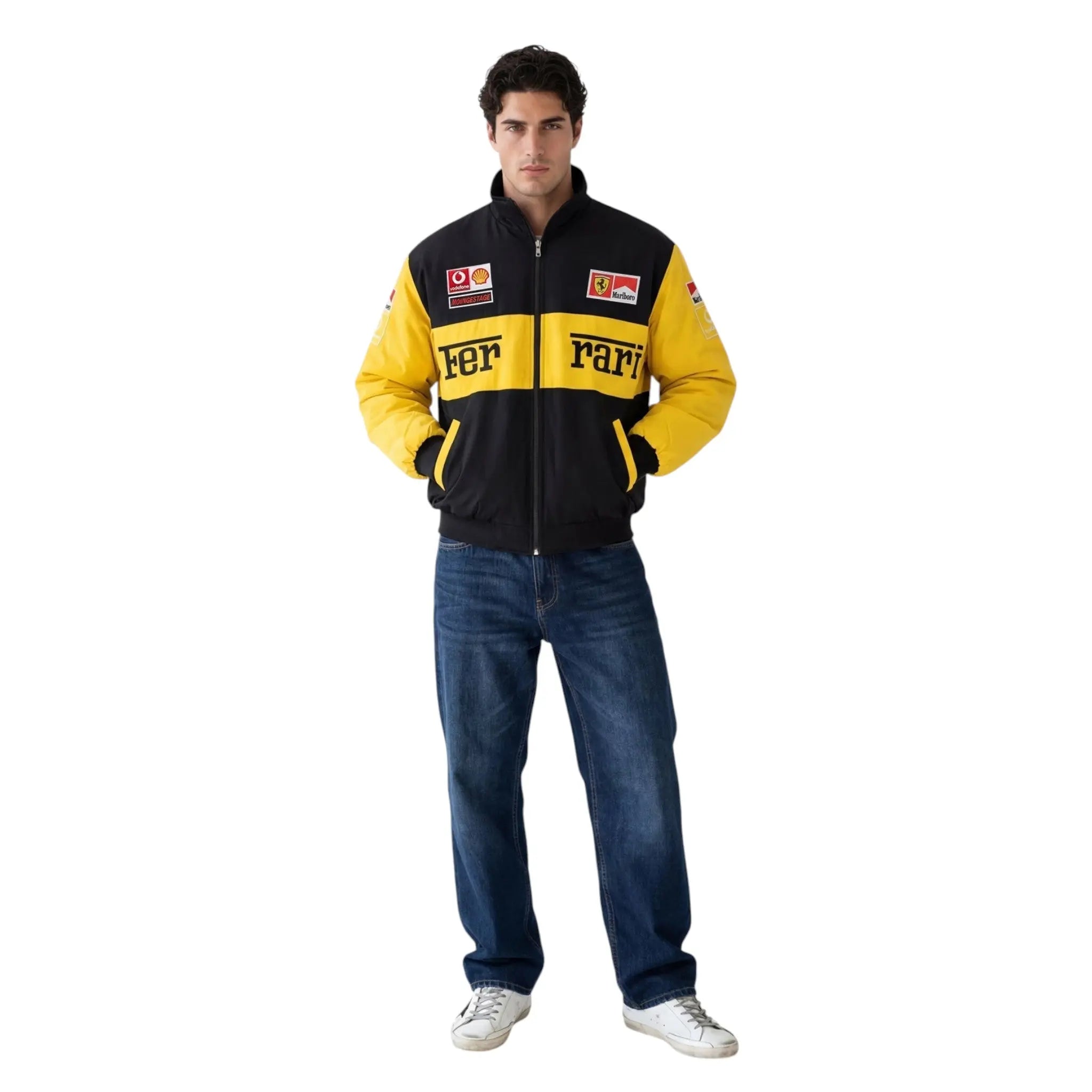 Ferrari F1 Vintage Racing Jacket - Yellow Edition image 5