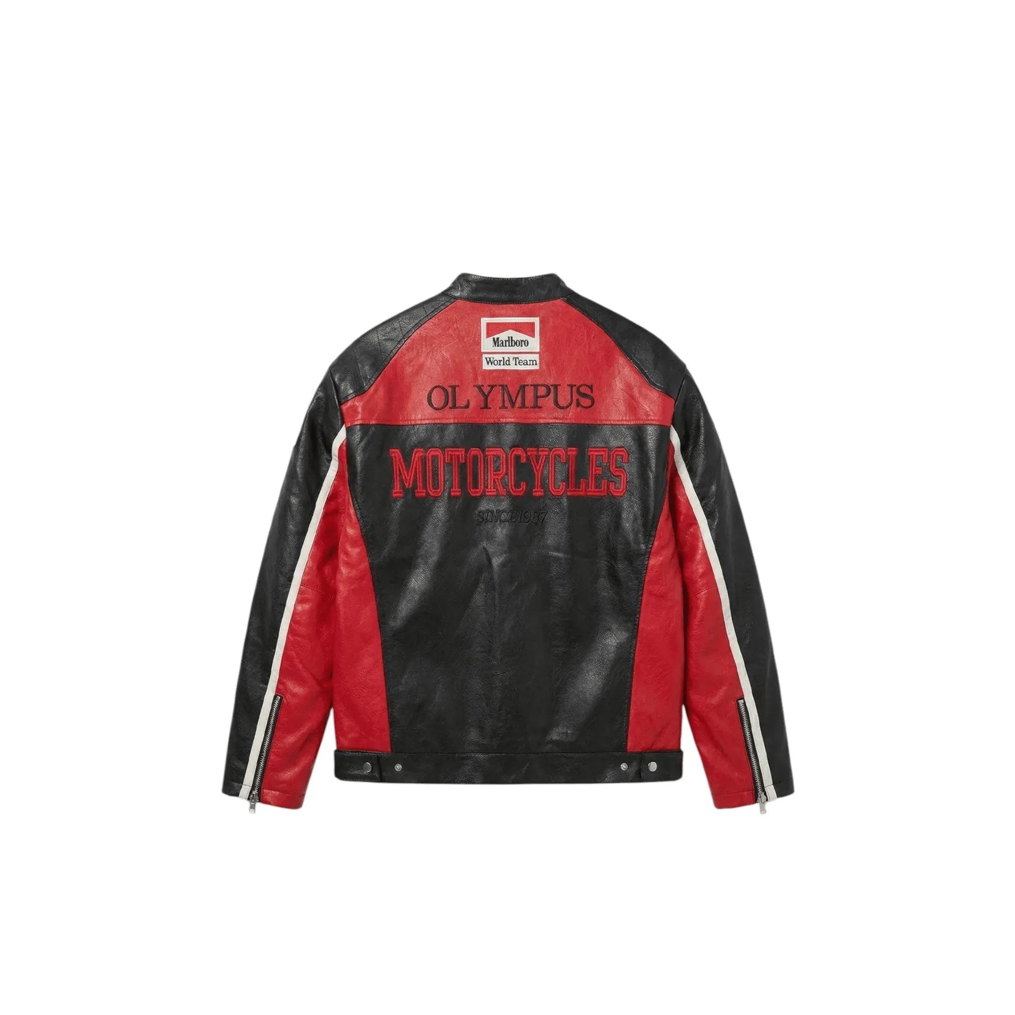 Ferrari F1 Vintage Racing Leather Jacket - Olympus Edition image 2