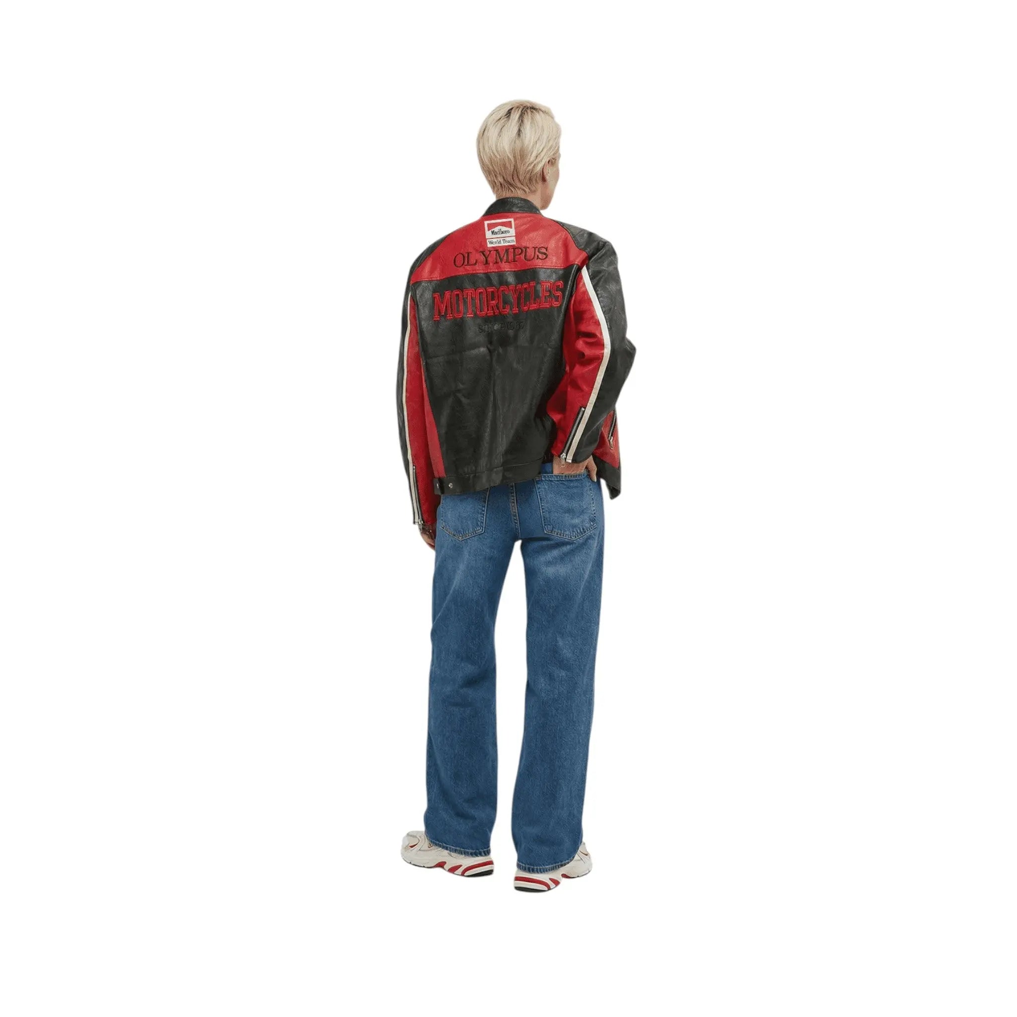 Ferrari F1 Vintage Racing Leather Jacket - Olympus Edition image 4