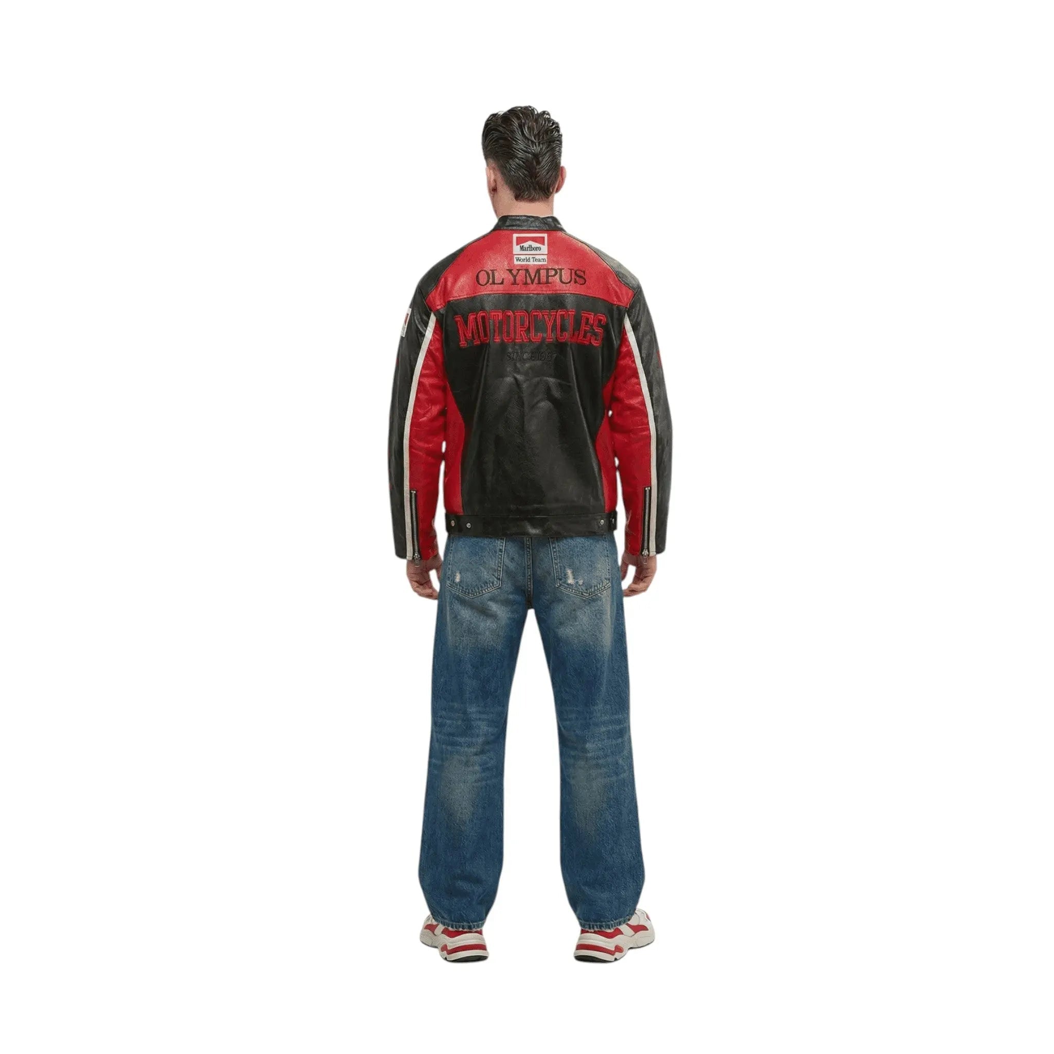 Ferrari F1 Vintage Racing Leather Jacket - Olympus Edition image 6