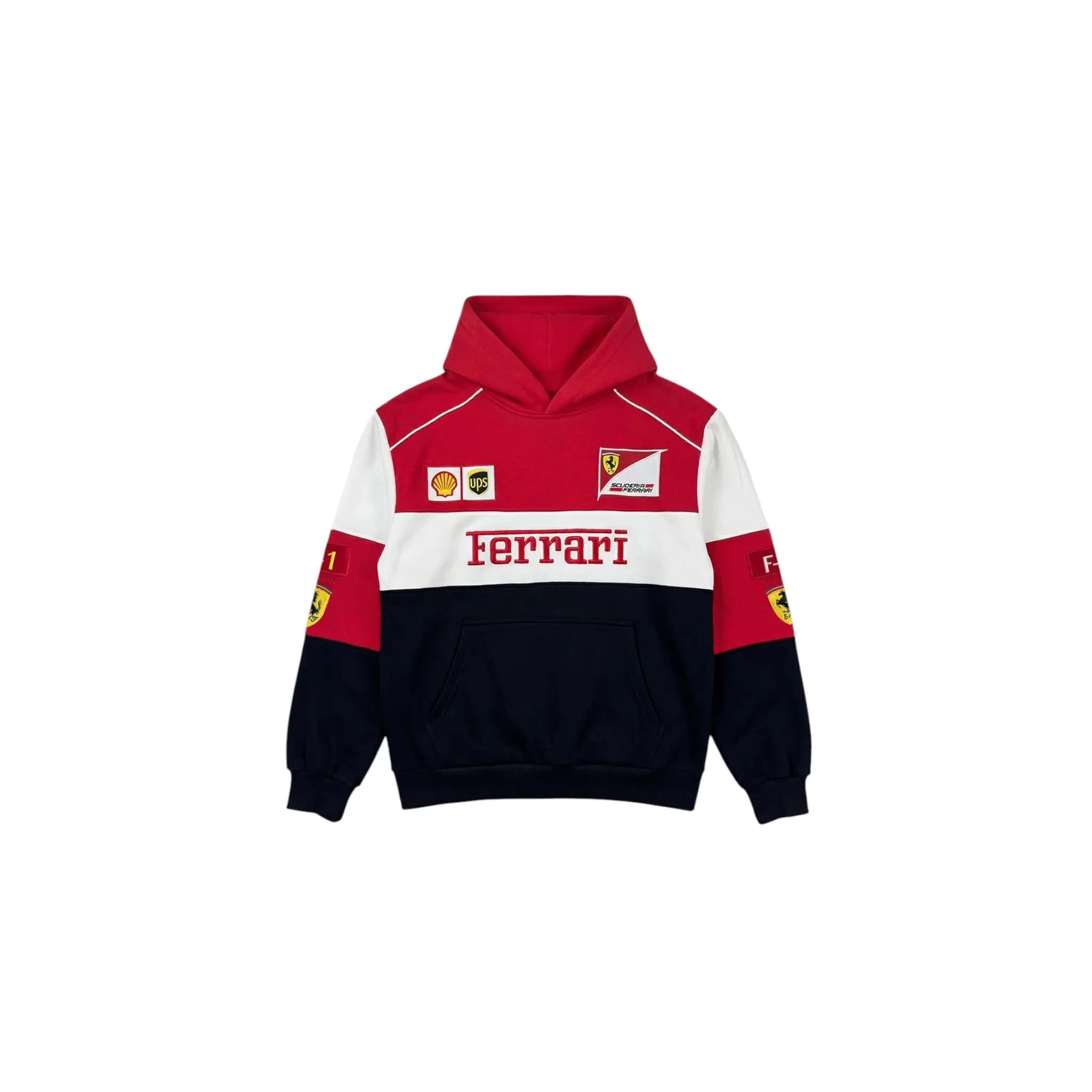 Ferrari Racing Heritage Oversized Hoodie – Motorsport Edition image 1