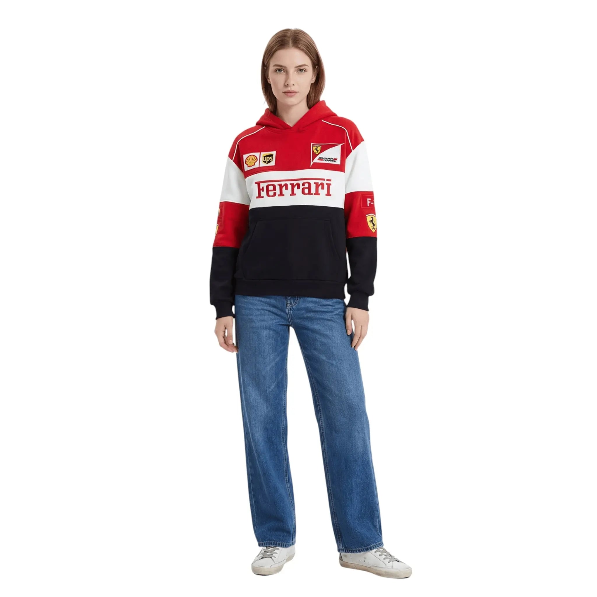 Ferrari Racing Heritage Oversized Hoodie – Motorsport Edition image 3
