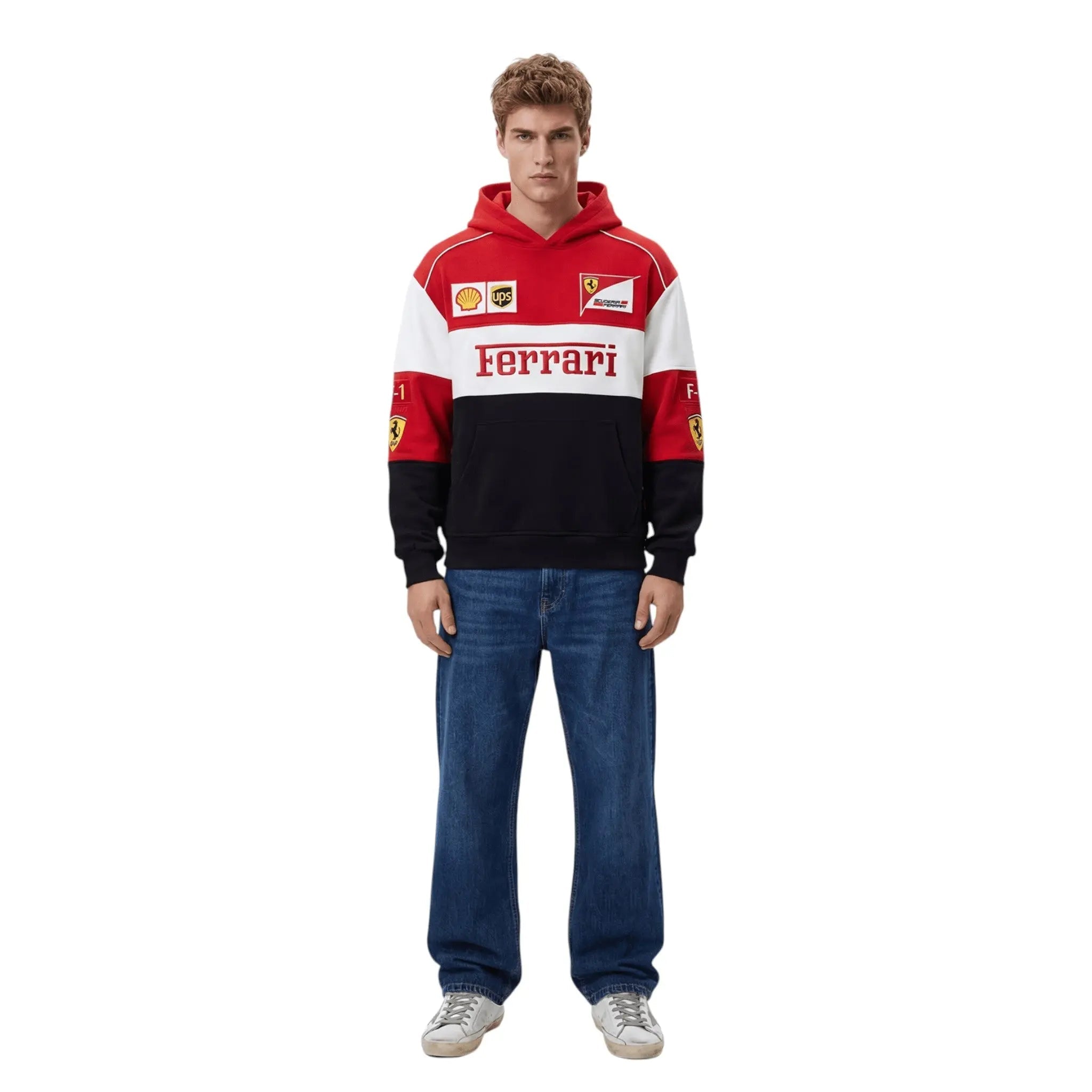 Ferrari Racing Heritage Oversized Hoodie – Motorsport Edition image 5