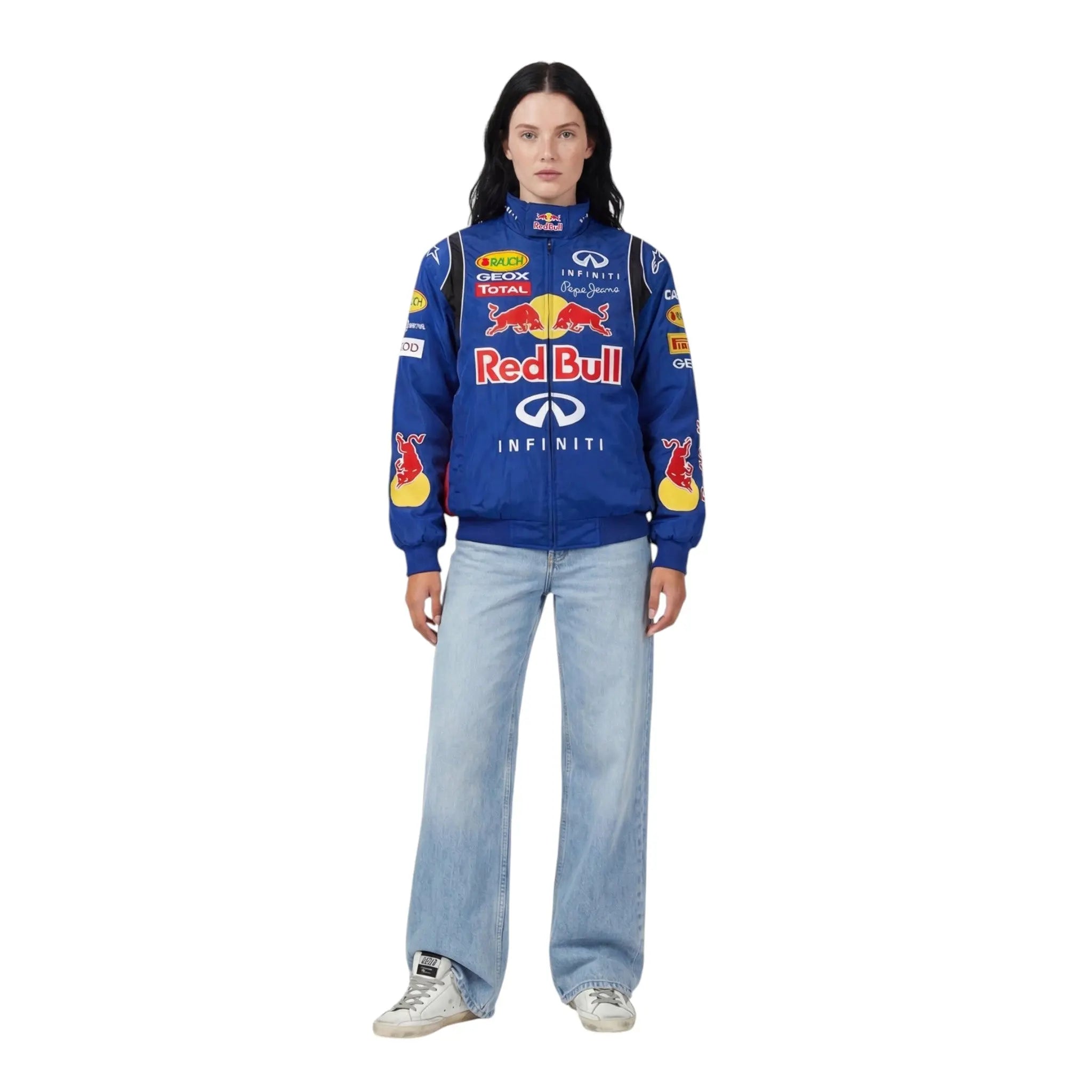 Red Bull Racing F1 Jacket- Blue Royal Edition image 3