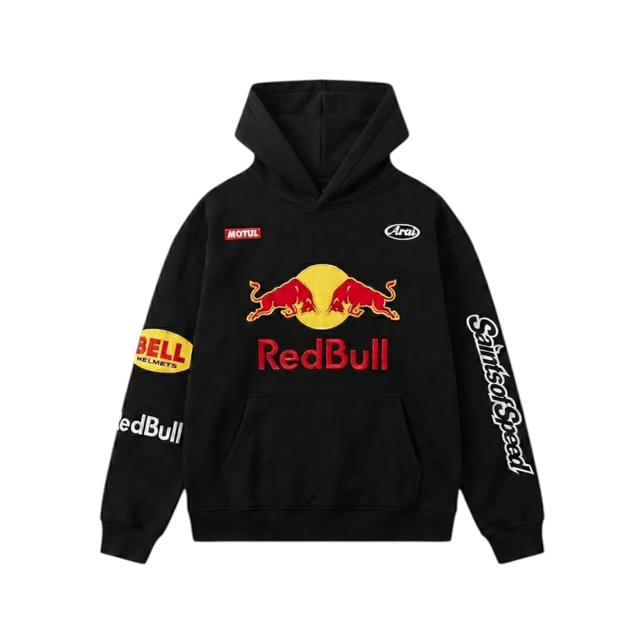 Red Bull Racing Vintage Hoodie-Black Edition image 1