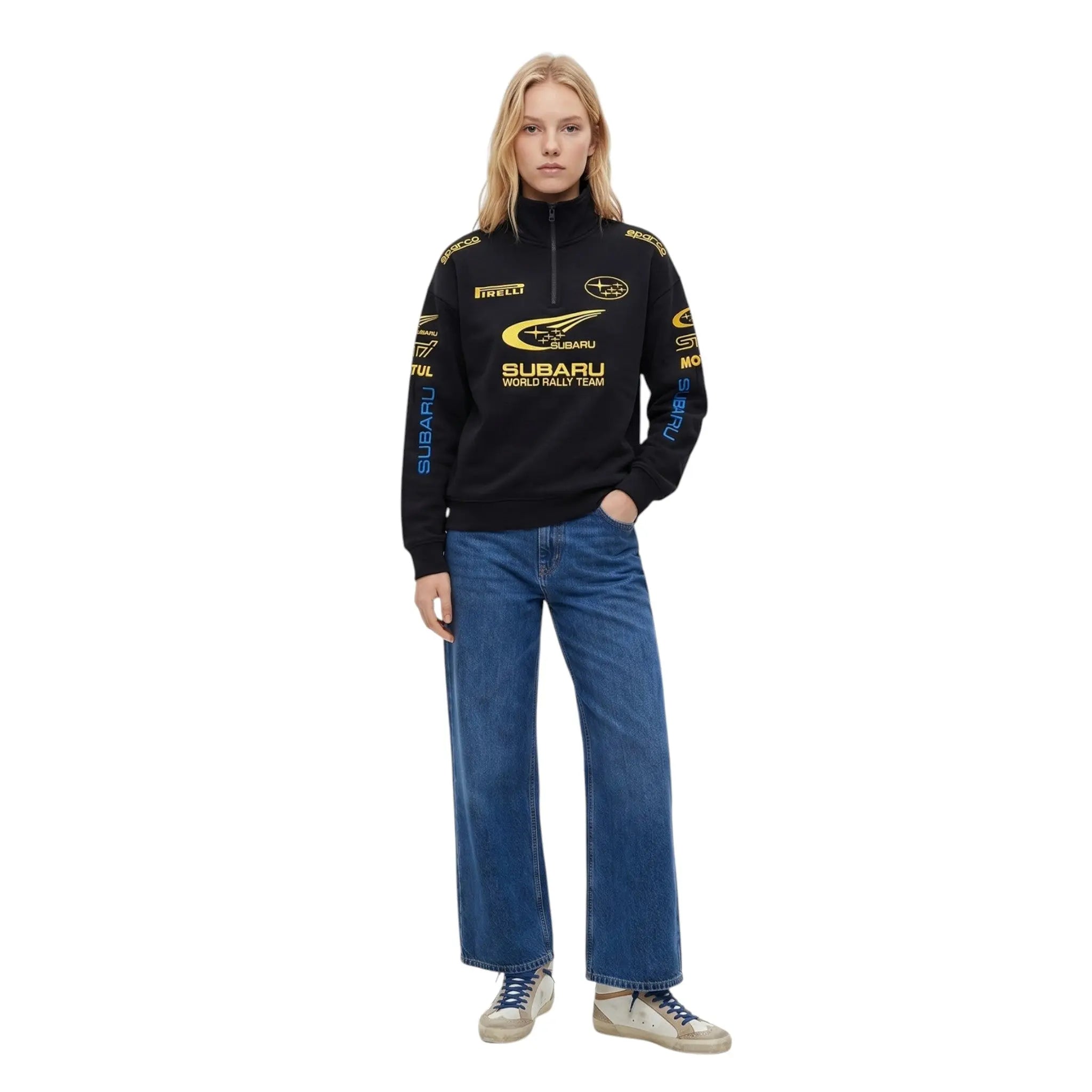 Subaru World Rally Vintage-Zip Sweatshirt image 3