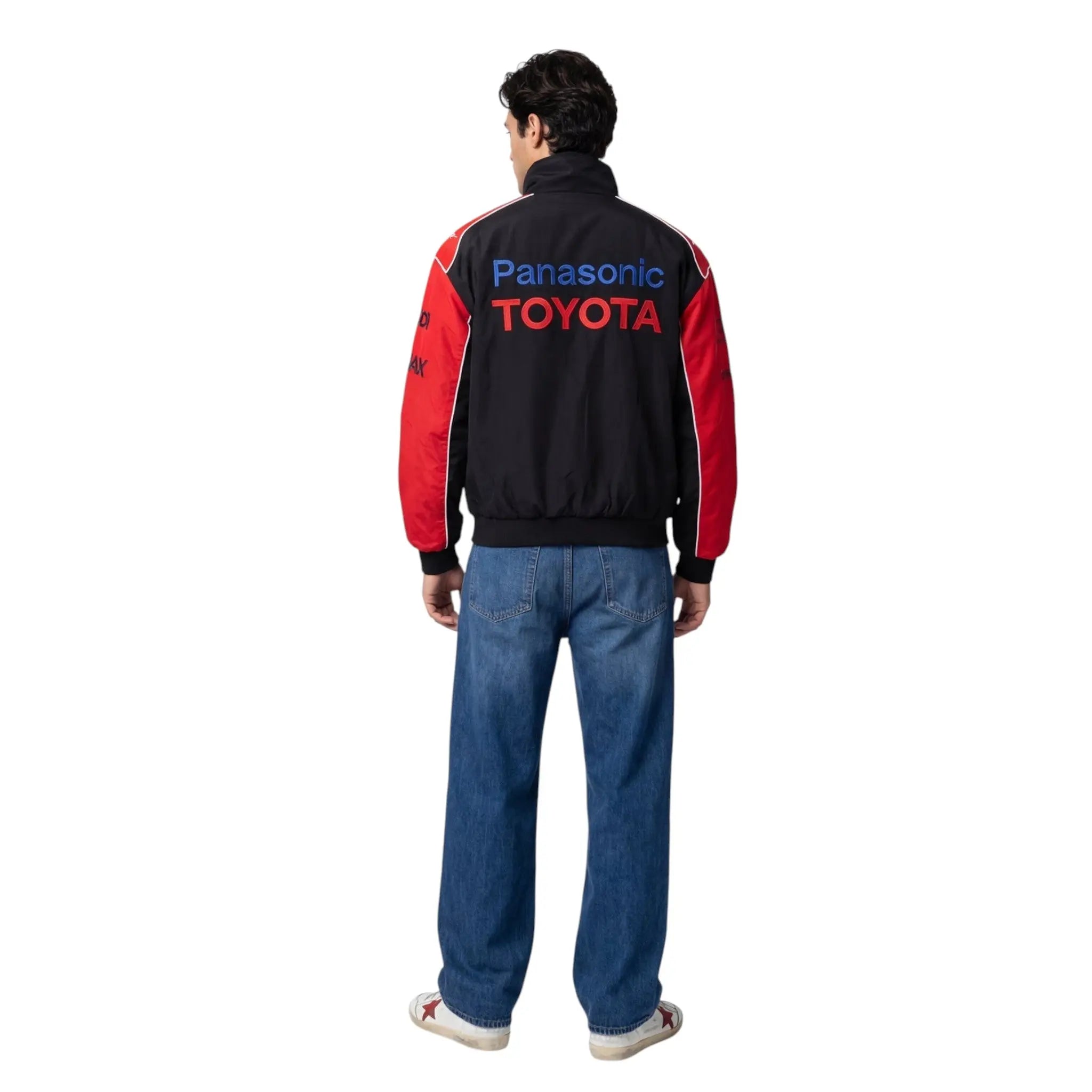 Toyota F1 Vintage Racing Jacket – Red & Black Edition image 4