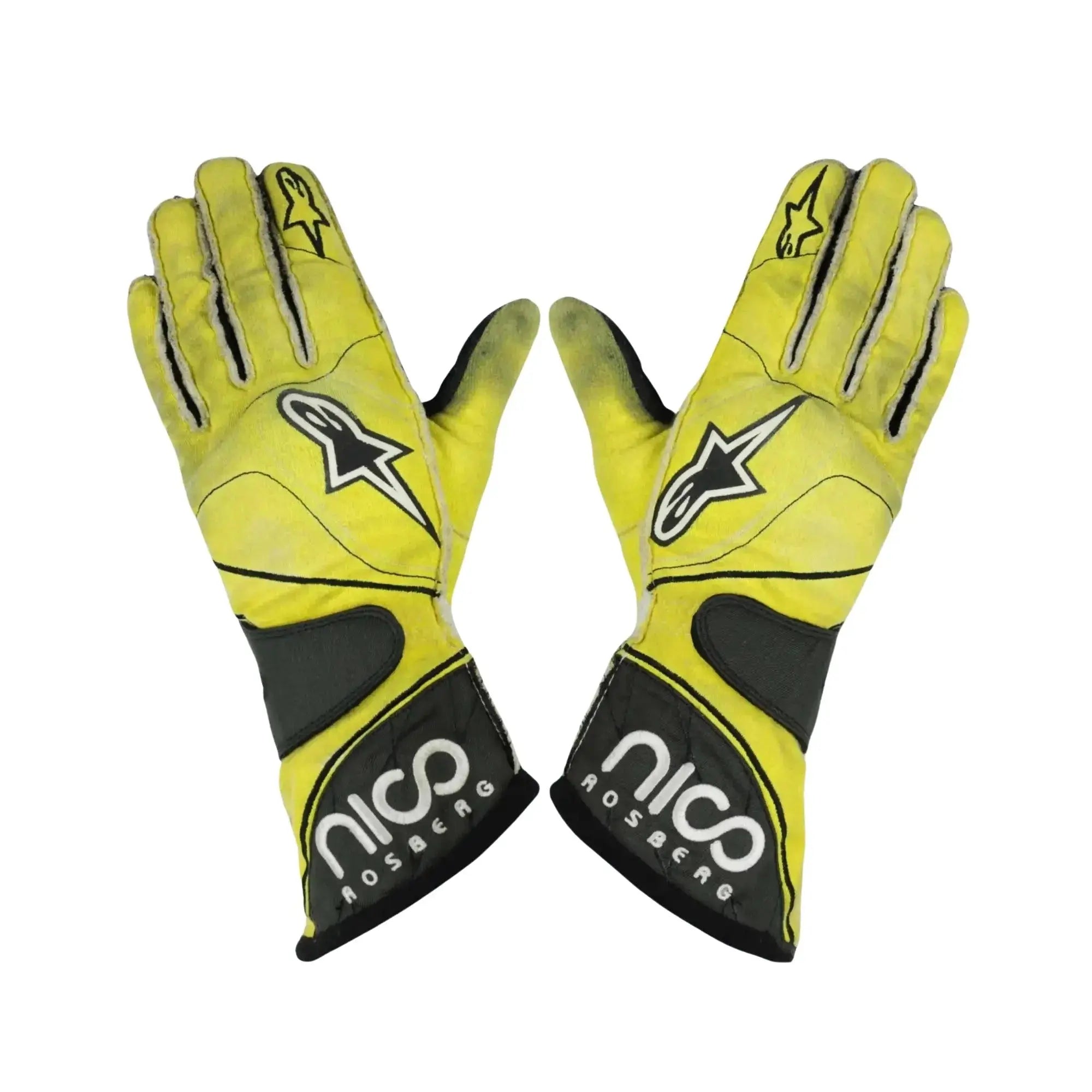2011 Nico Rosberg Mercedes F1 Racing Gloves image 1