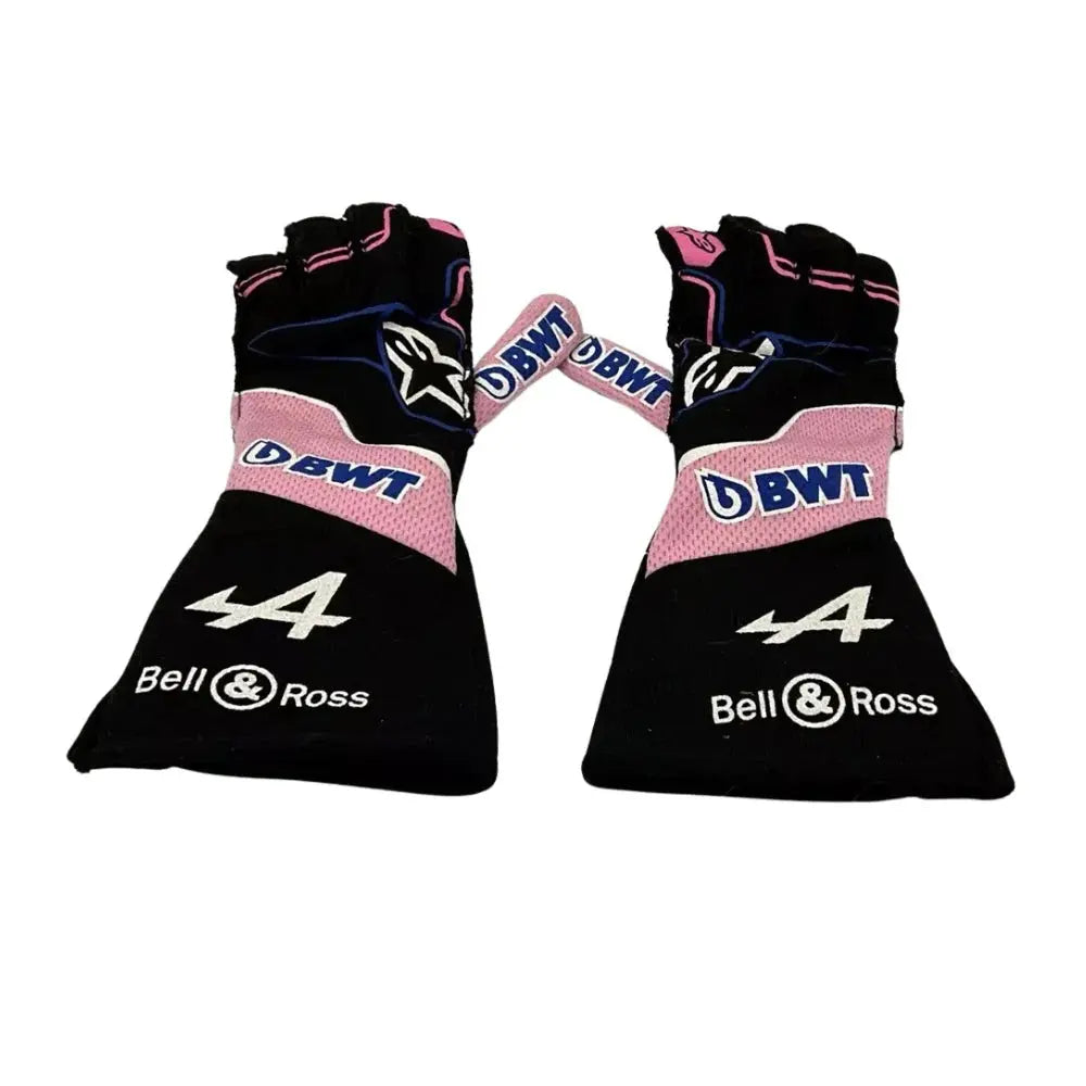 2022 Fernando Alonso Alpine F1 Racing Gloves image 1