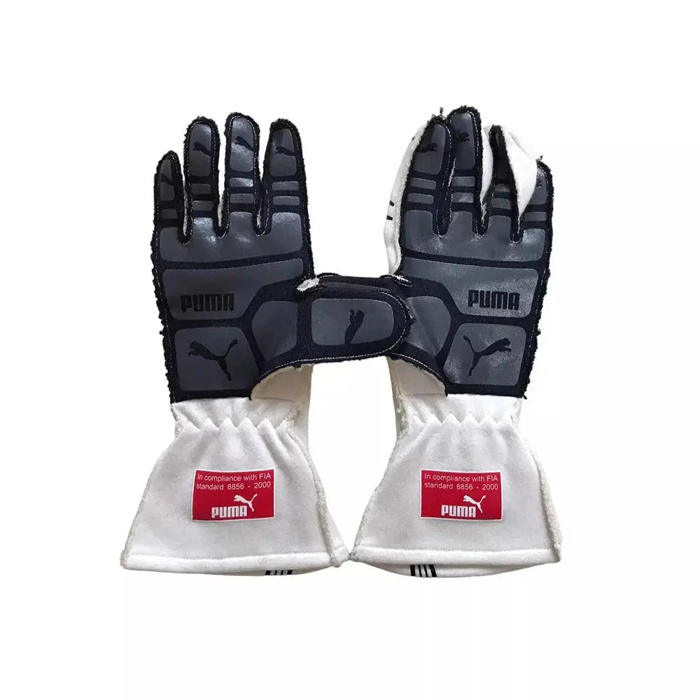 2009 Fernando Alonso ING Renault F1 Racing Gloves image 2