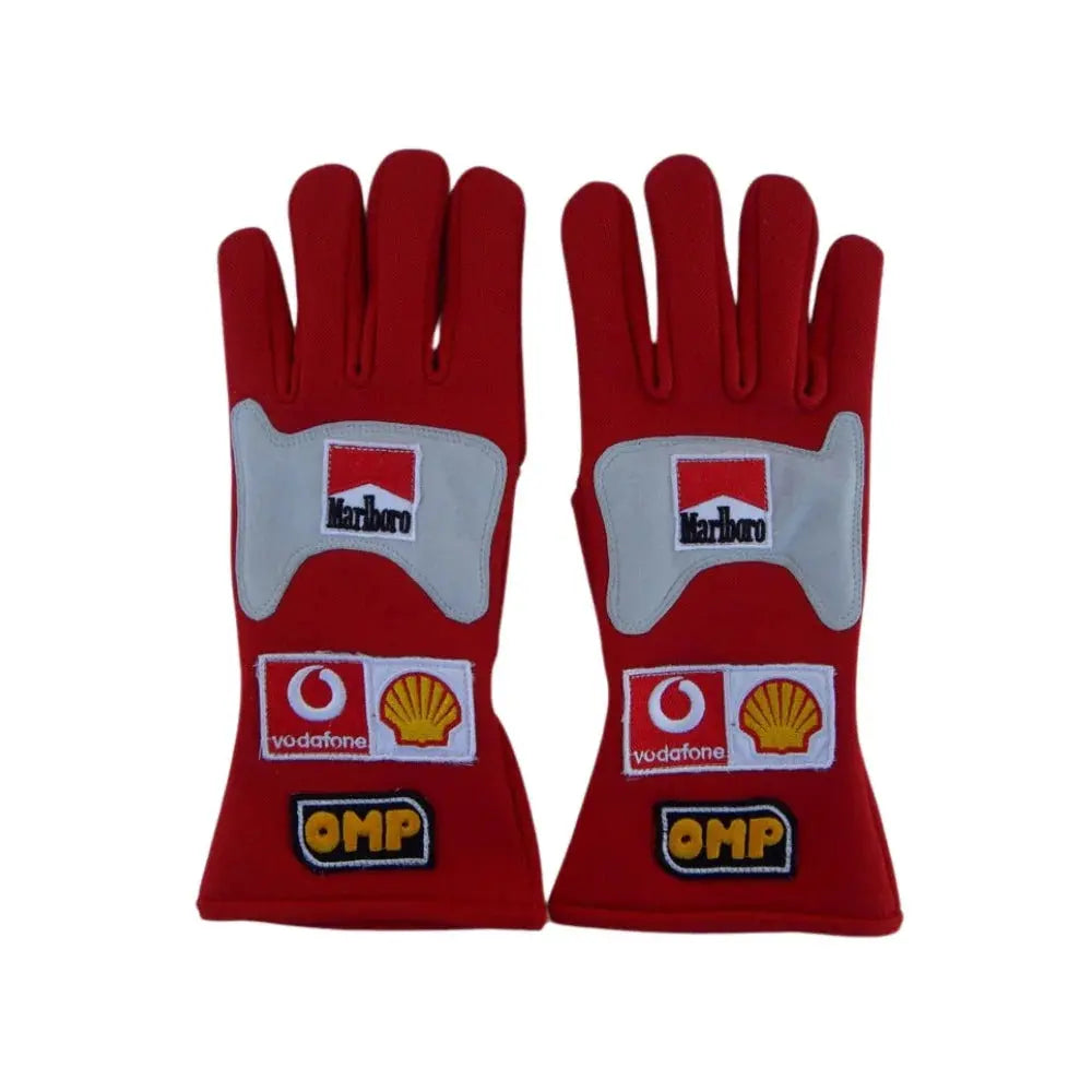 2006 Michael Schumacher Ferrari F1 Racing Gloves image 1