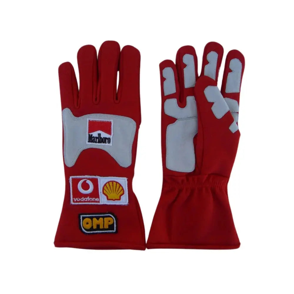 2006 Michael Schumacher Ferrari F1 Racing Gloves image 2
