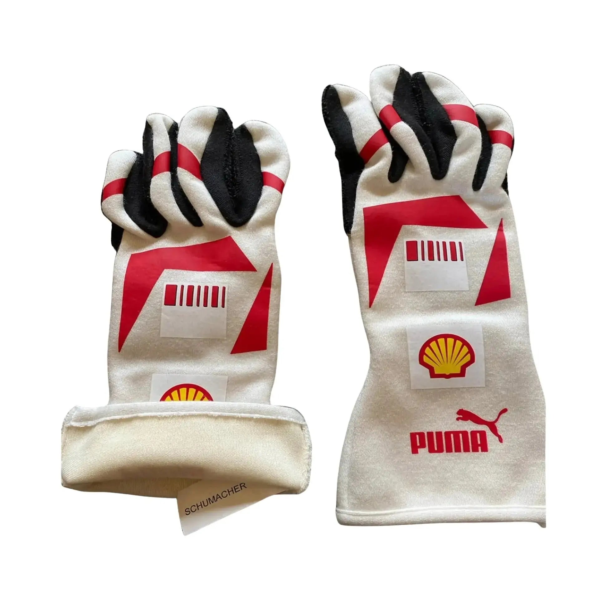 2007 Michael Schumacher Ferrari F1 Racing Gloves image 2