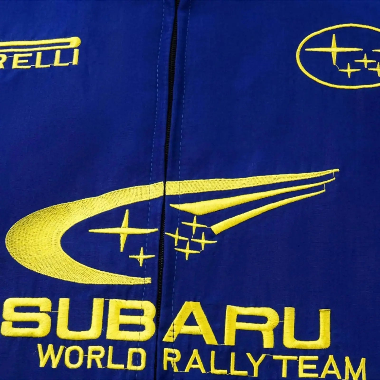 Subaru Rally Vintage Blue Jacket | Iconic Motorsport Apparel image 4
