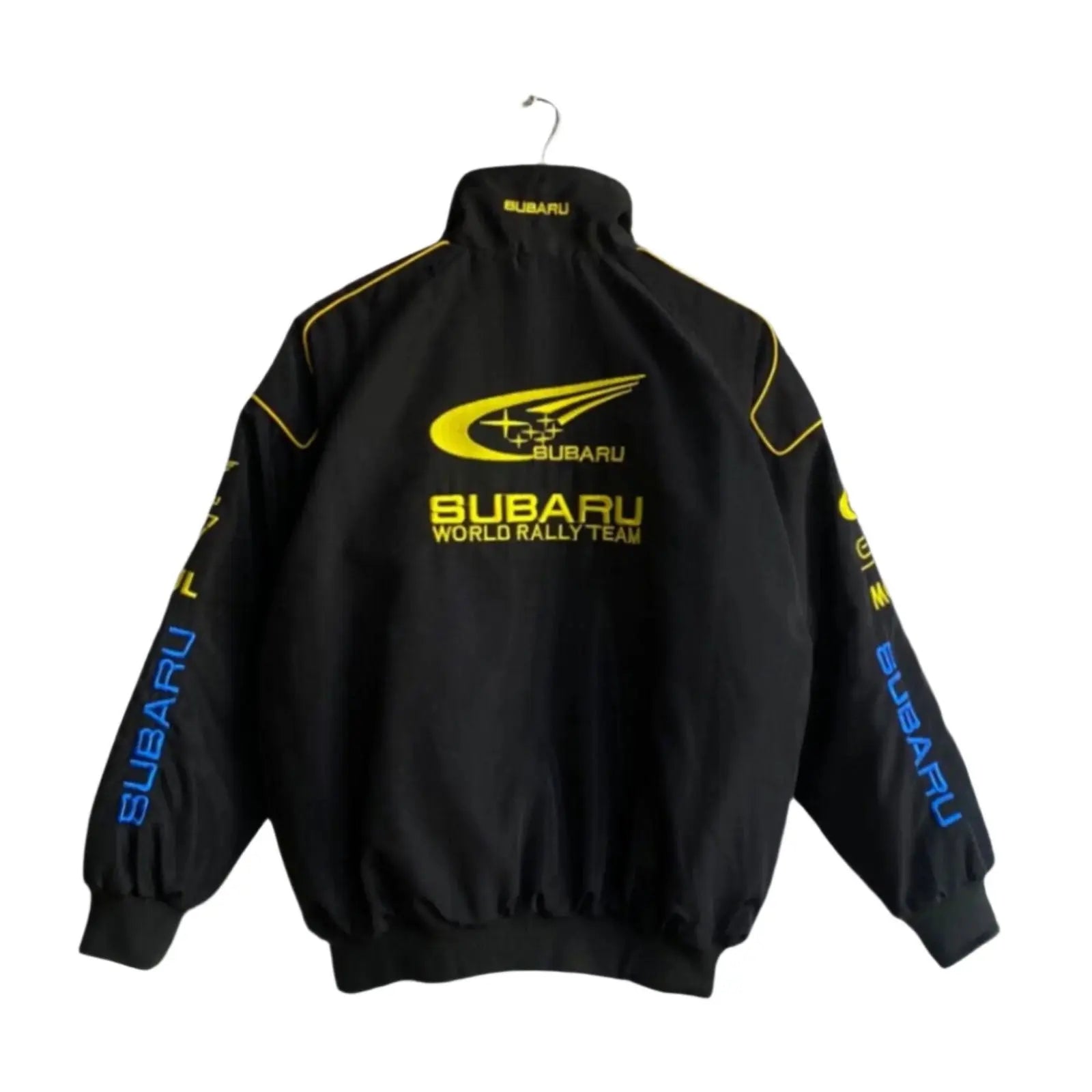Subaru Rally Vintage Black Jacket | Classic Motorsport Apparel image 2