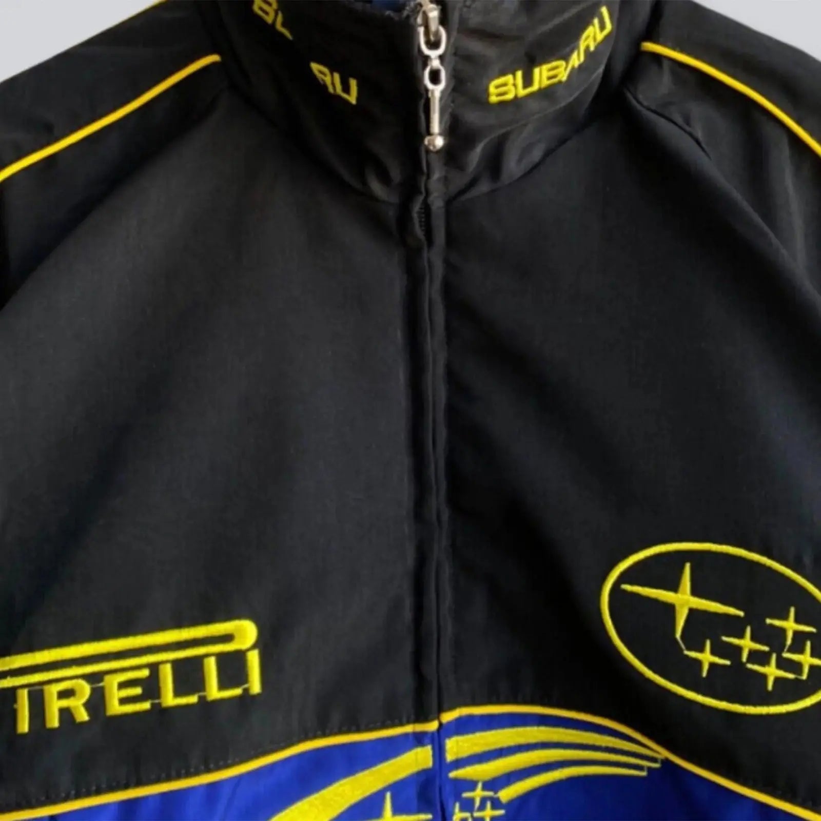 Subaru Rally Vintage Black Jacket | Classic Motorsport Apparel image 3