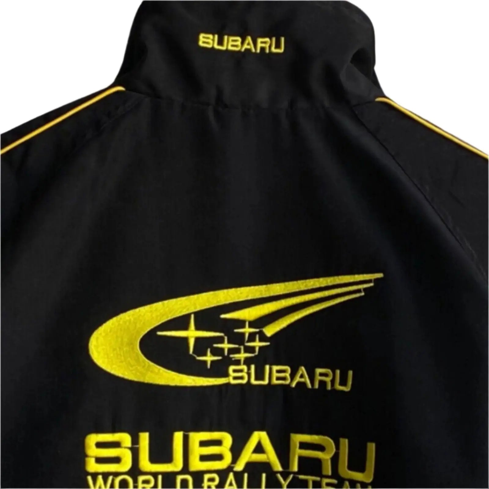 Subaru Rally Vintage Black Jacket | Classic Motorsport Apparel image 4