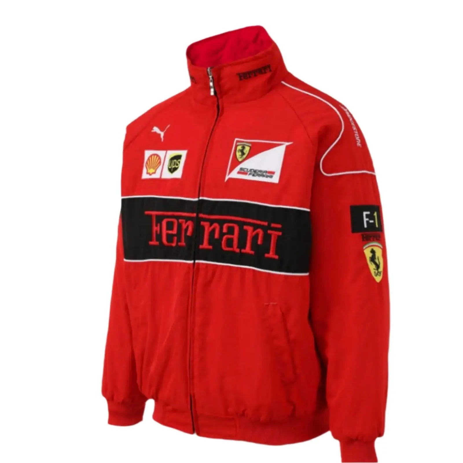 Ferrari F1 Vintage Red Jacket | Classic Motorsport Apparel image 3