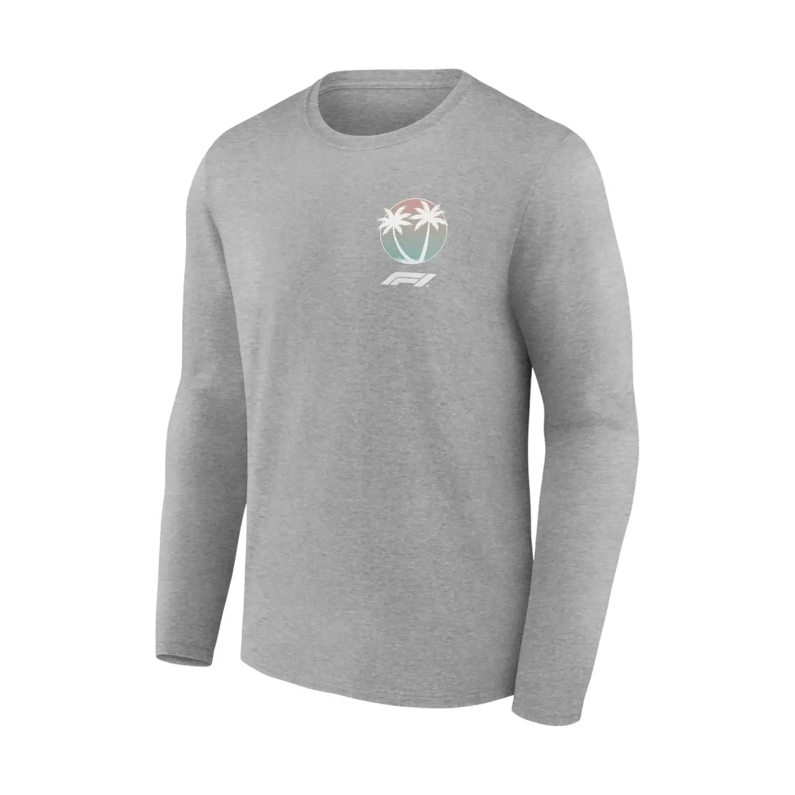 Formula 1 Beach Club Graphic Long Sleeve T-Shirt | Sport Gray image 2