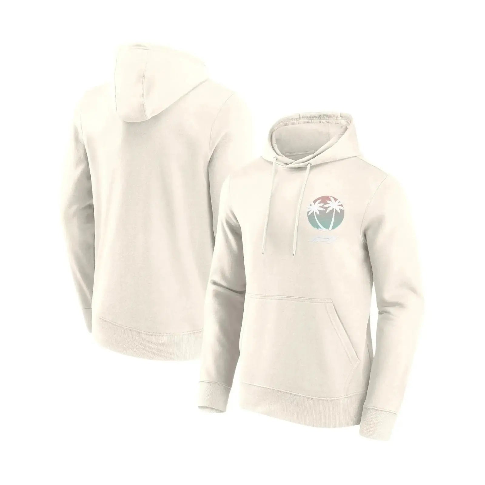 Formula 1 Beach Club Graphic Hoodie | Off White replica-inspired gear image 1