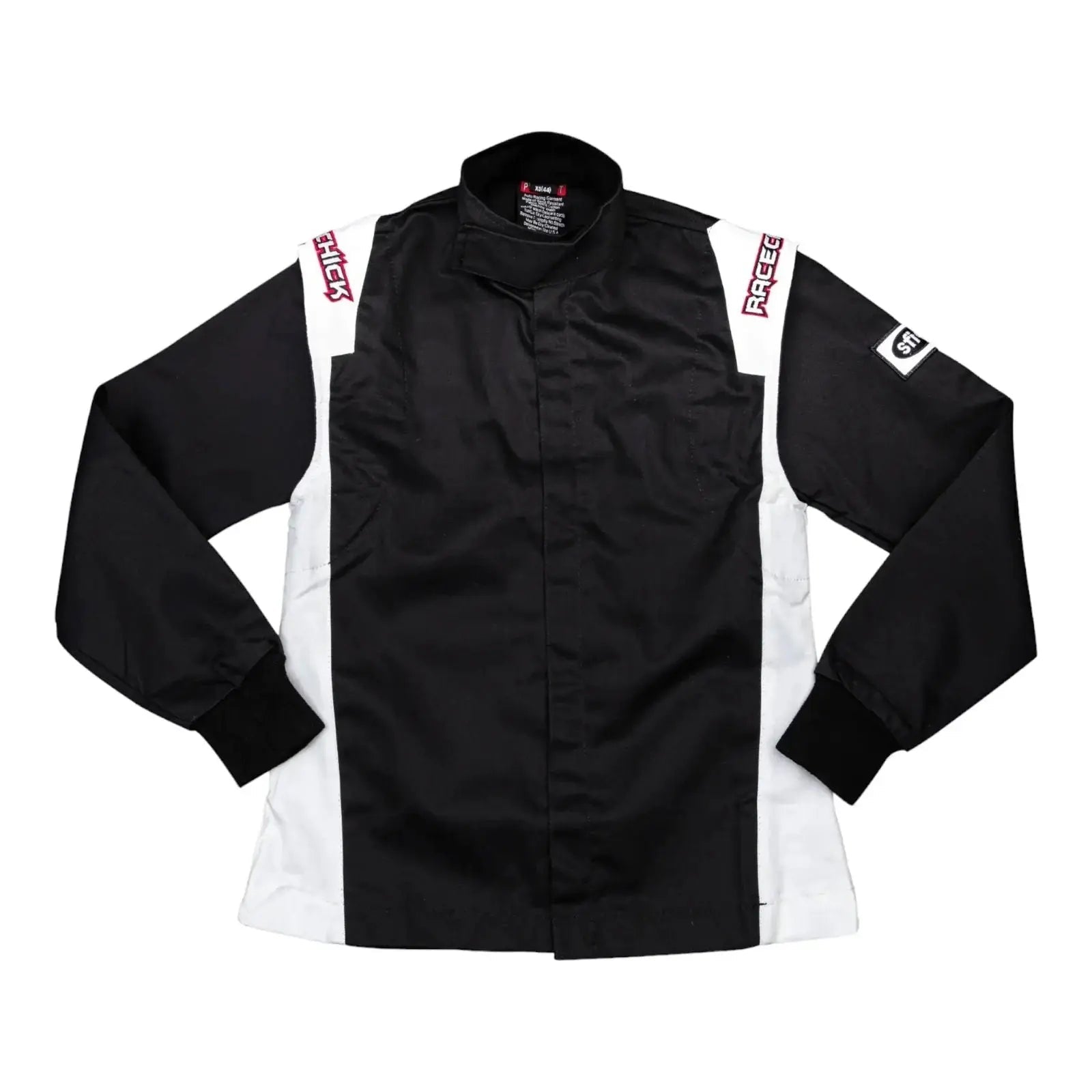 RACECHICK Fierce Women's Racing Suit | SFI 3.2A/5 - Black/White image 3