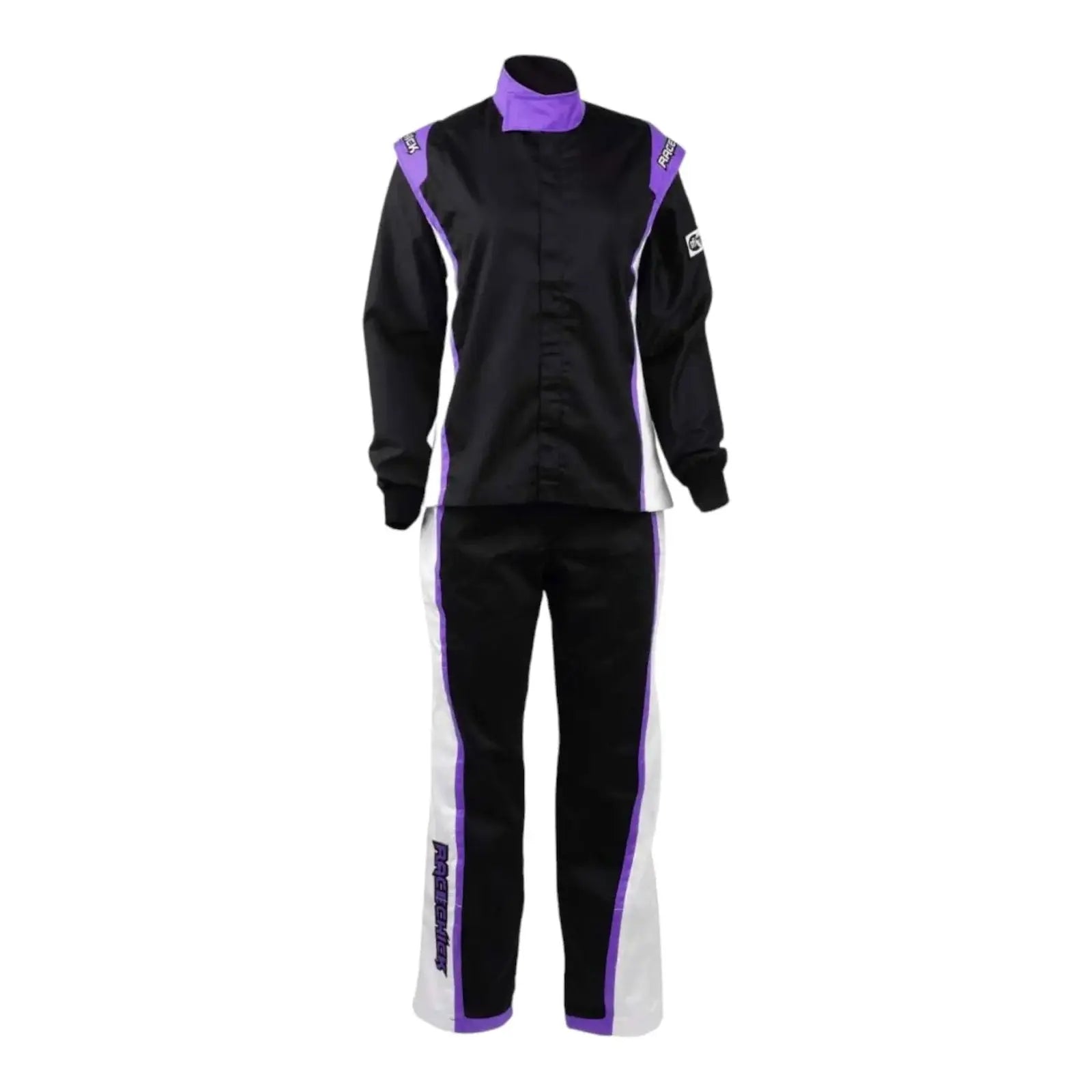 RACECHICK Fierce Women's Racing Suit | SFI 3.2A/1 - Black/Purple image 2