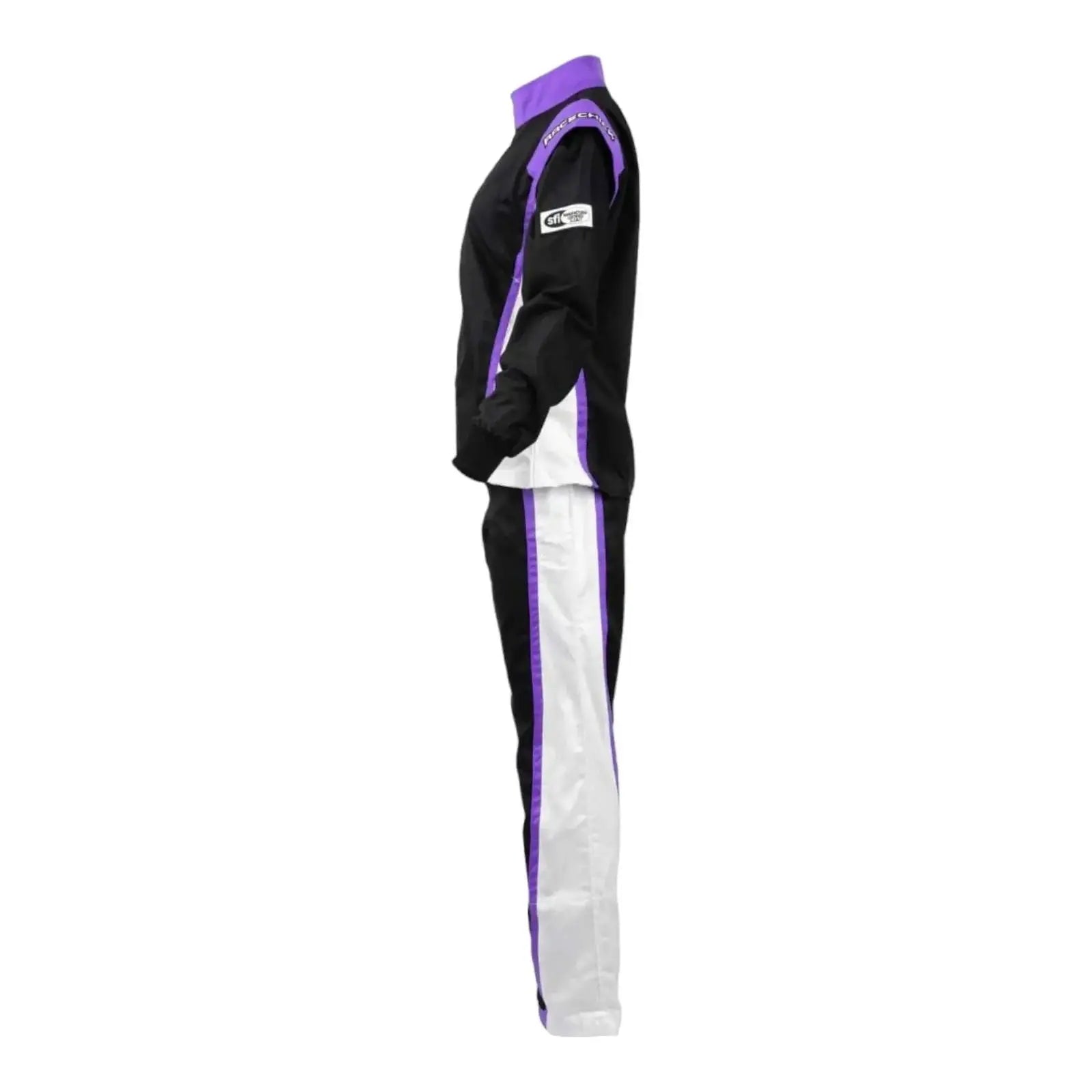 RACECHICK Fierce Women's Racing Suit | SFI 3.2A/1 - Black/Purple image 4